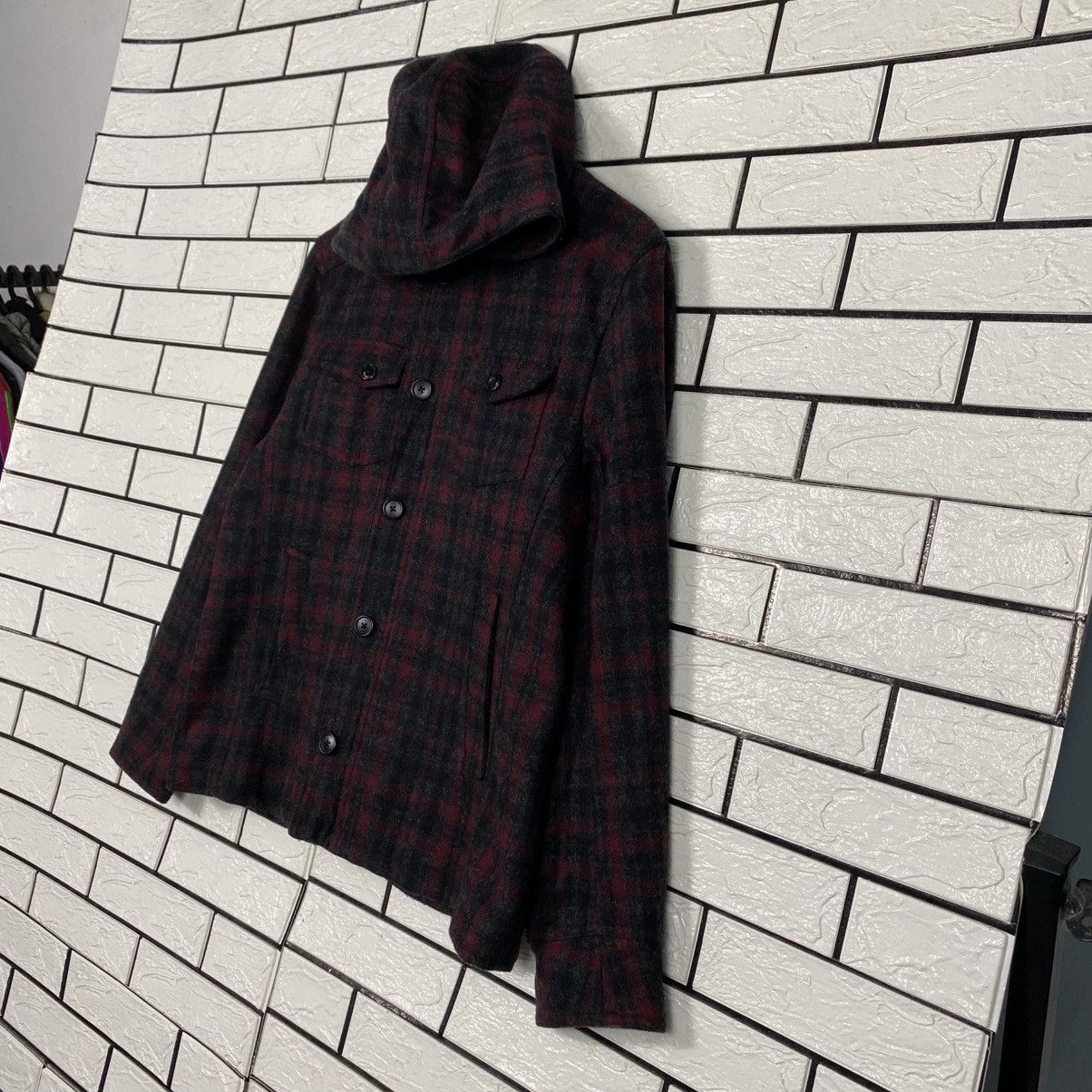 Japanese Brand 📌Vintage Wool Bomber Jacket Male & Co Tartan Issey Miyake Size US L / EU 52-54 / 3 - 3 Thumbnail