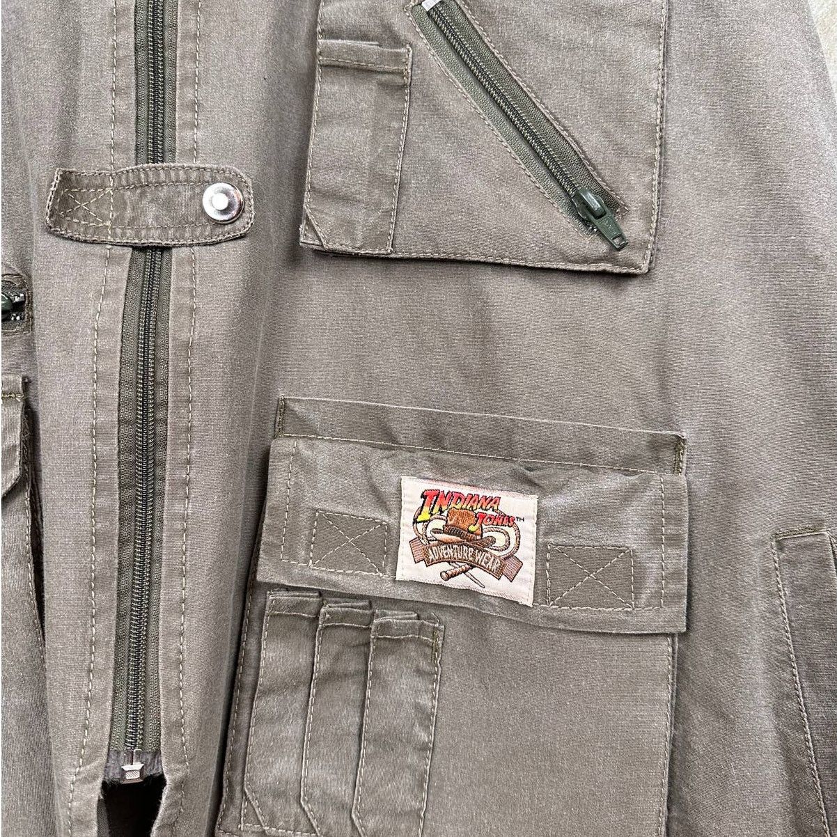 Disney × Vintage Vintage Utility Vest XL Indiana Jones Safari Green Outdoor Size US XL / EU 56 / 4 - 5 Thumbnail