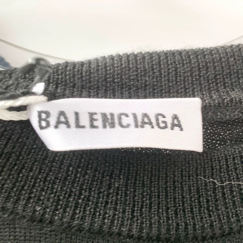 Balenciaga Balenciaga Black Women's Knitwear Size S / US 4 / IT 40 - 6 Thumbnail