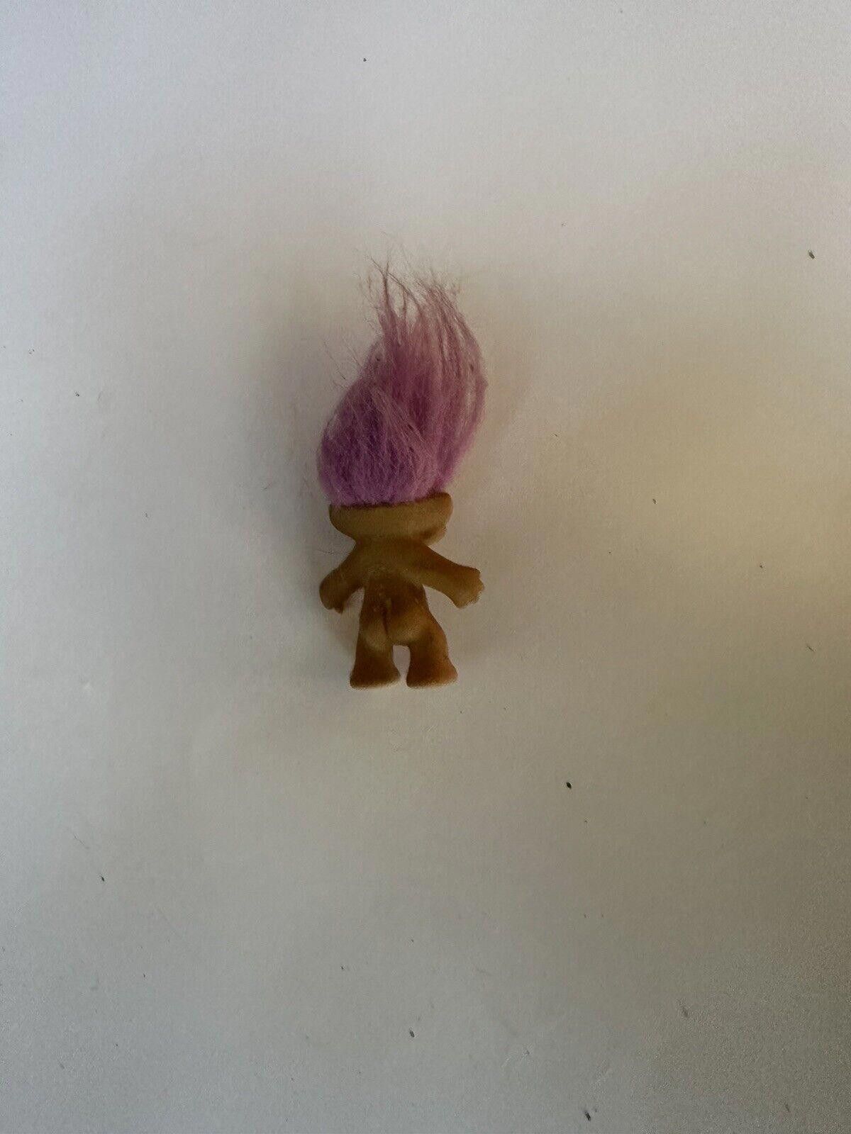 Russell Athletic Vintage Russ Good Luck Treasure Troll Purple Hair 3” Size ONE SIZE - 4 Thumbnail