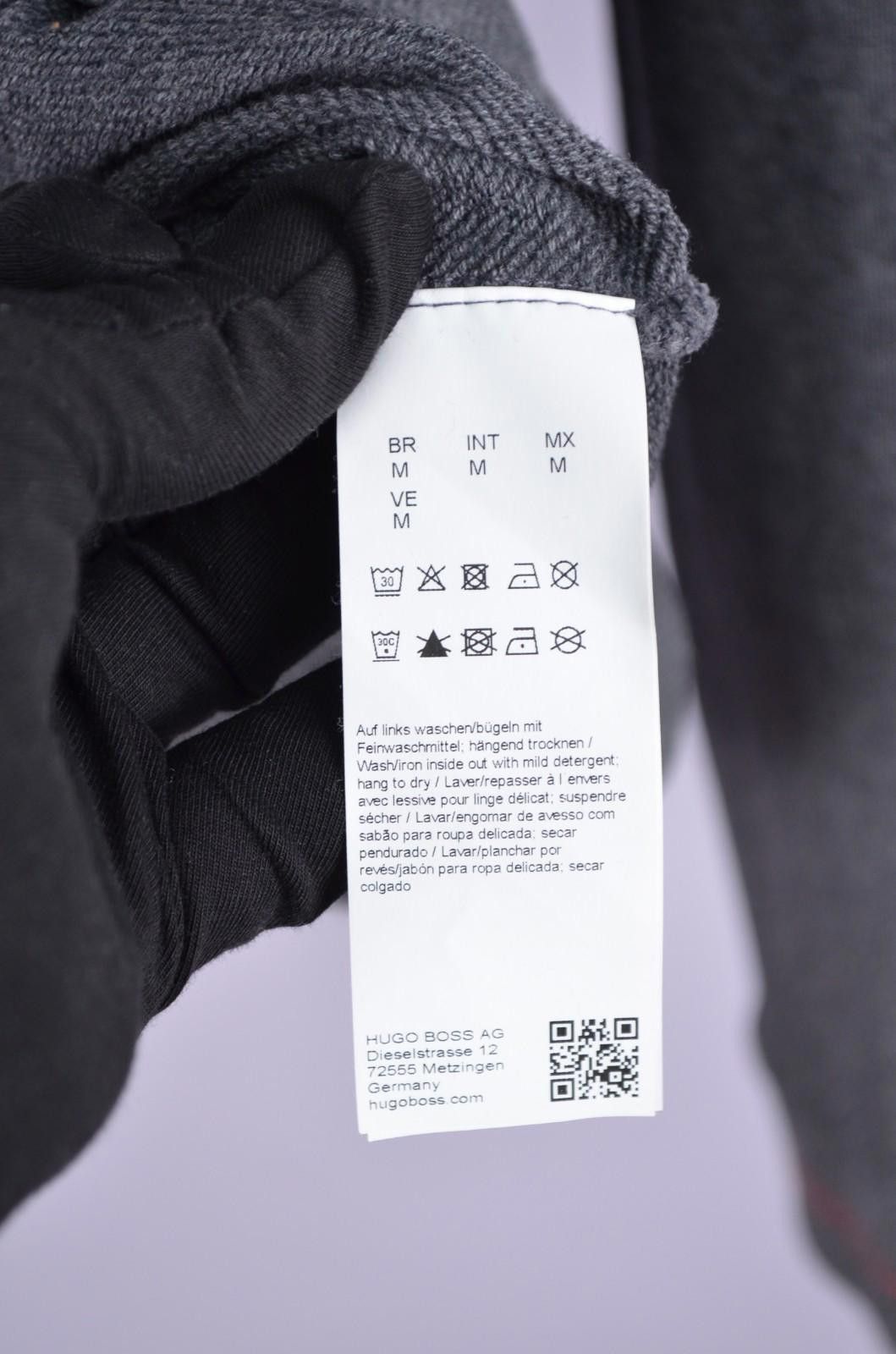 Hugo Boss Hugo Boss Drick Grey Sweatshirt Neck Logo Size M Designer Size US M / EU 48-50 / 2 - 5 Thumbnail