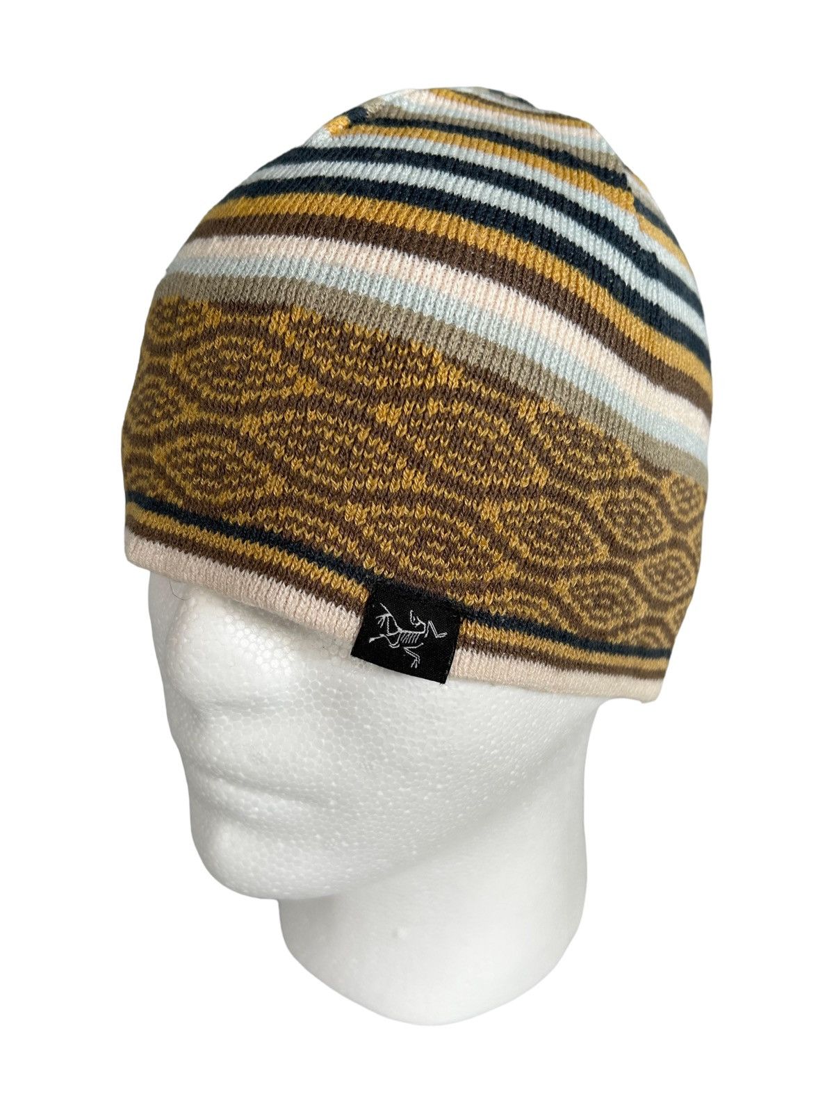 Arc'teryx Vtg Arc'teryx Multicolor Striped Beanie 50%wool 50%Acrylic Size ONE SIZE - 1 Thumbnail