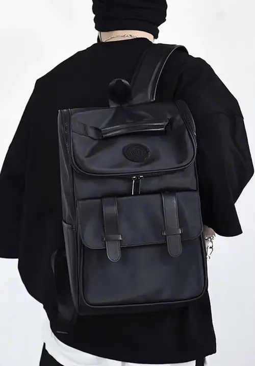 Japanese Brand Streetwear military waterproof grunge backpack bag y2k Size ONE SIZE - 5 Thumbnail