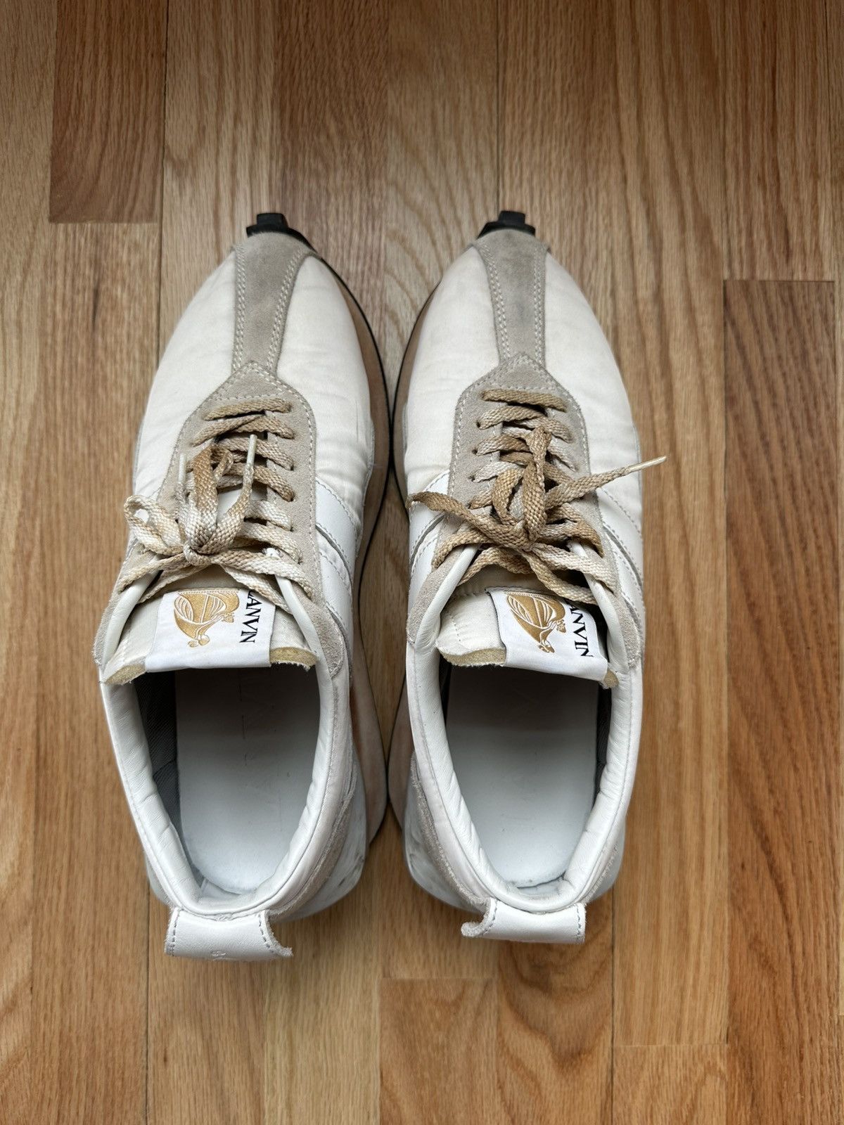 Lanvin Lanvin Bumper Sneaker White Nylon Size US 10 / EU 43 - 4 Thumbnail