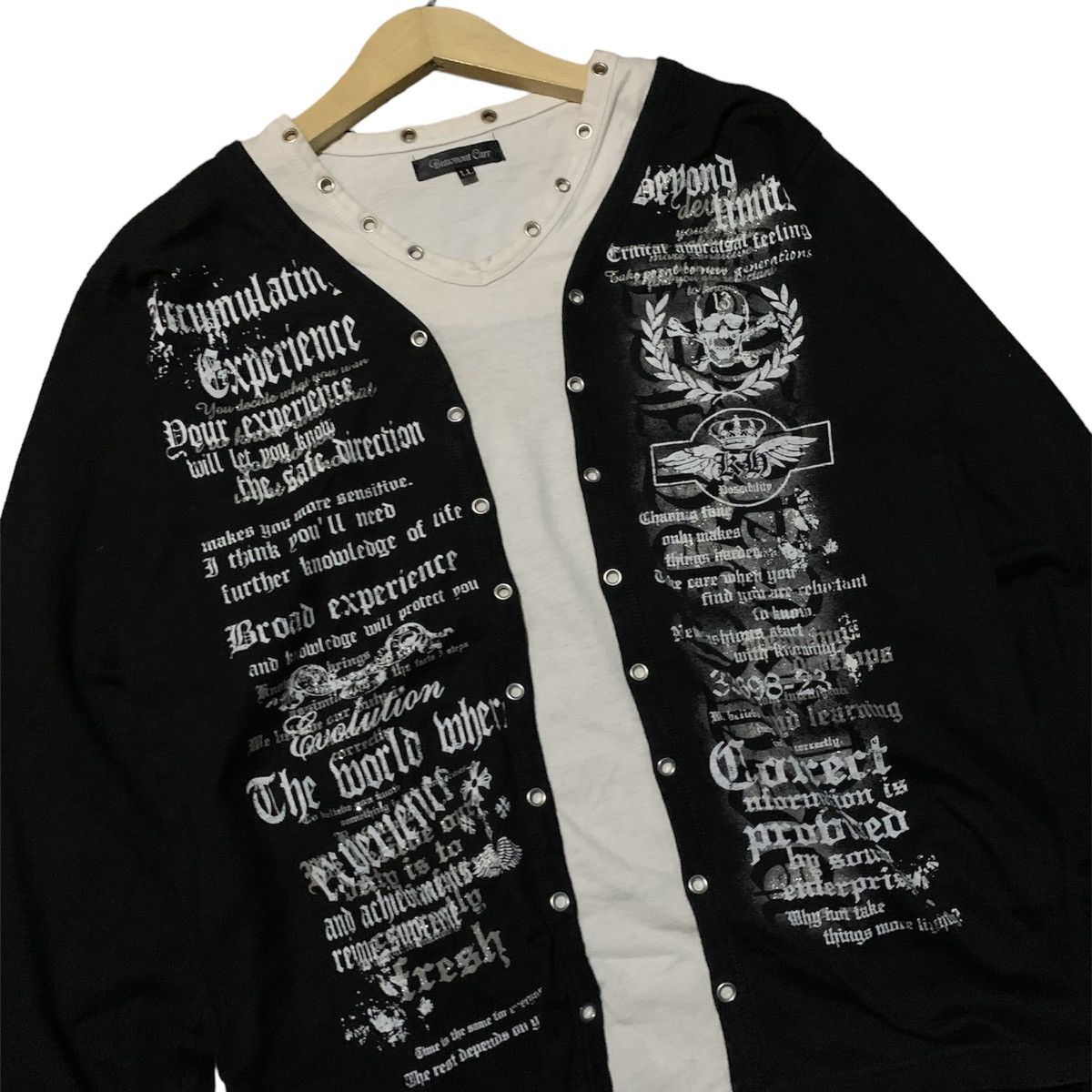 If Six Was Nine × Japanese Brand × Le Grande Bleu (L.G.B.) Beaumont carr poem longsleeave tee - ifsixwasnine lgb style Size US L / EU 52-54 / 3 - 1 Thumbnail