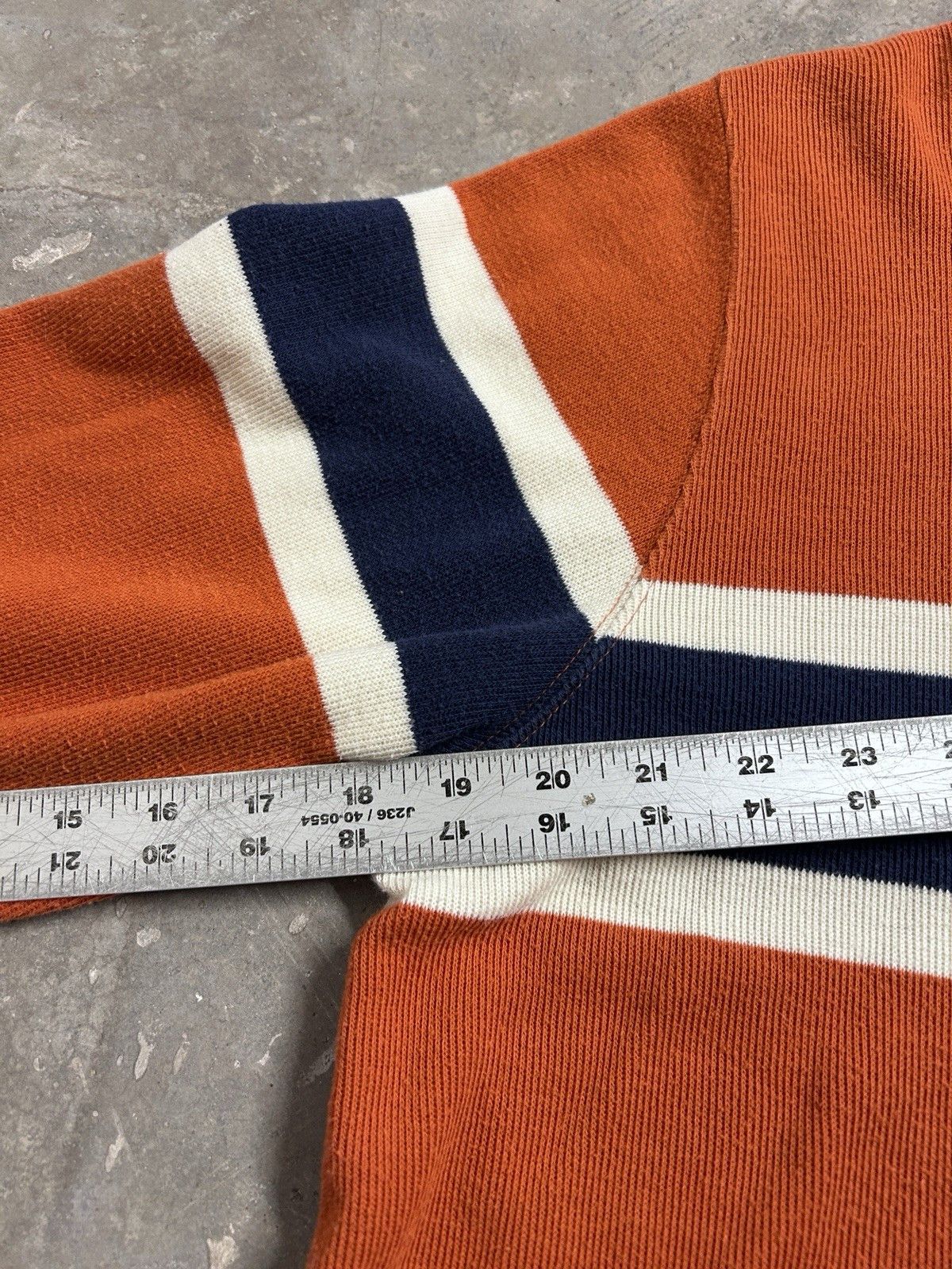 American Eagle Outfitters Vintage Y2K American Eagle V Neck Striped Basic Shirt Size US XL / EU 56 / 4 - 7 Thumbnail