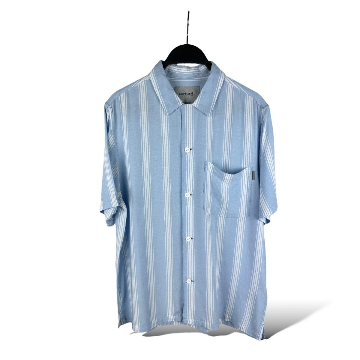 Carhartt Wip Carhartt WIP Chester Shirt Striped Short Sleeve Button Up Size US S / EU 44-46 / 1 - 1 Thumbnail