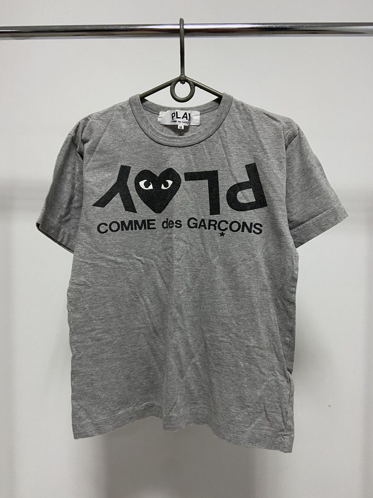 Comme des Garcons PLAY × Japanese Brand × Vintage Play Come Des Garcons Vintage T Shirt Big Logo Size US M / EU 48-50 / 2 - 1 Thumbnail