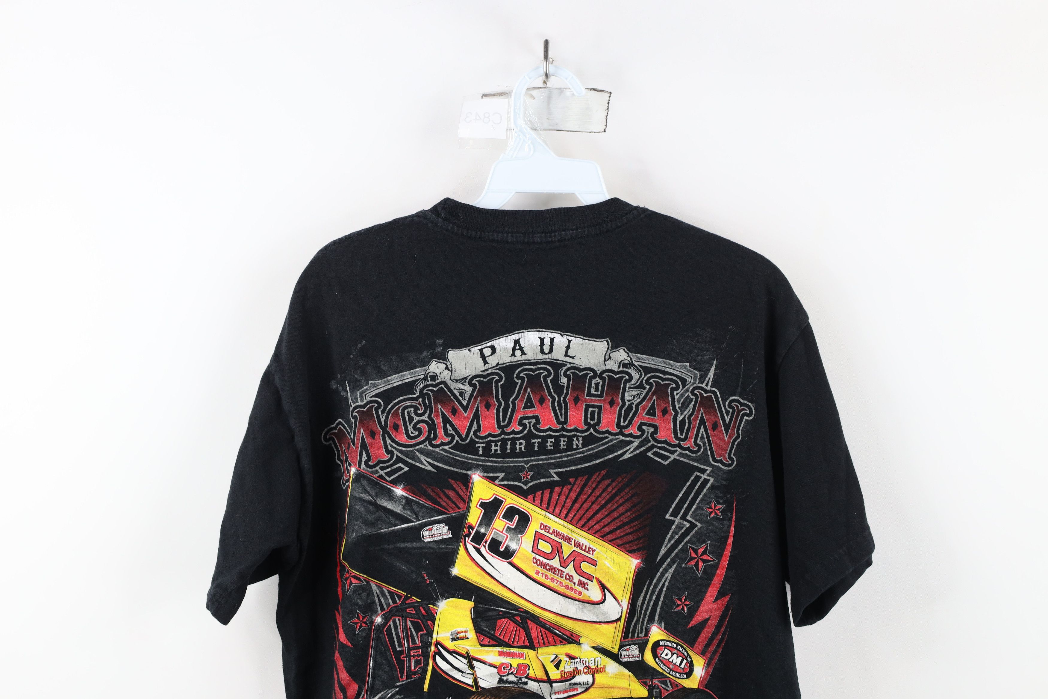 Vintage Vintage Y2K Streetwear Paul McMahan Racing T-Shirt Black Size US M / EU 48-50 / 2 - 13 Thumbnail
