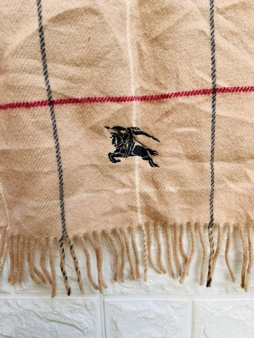 Burberry × Japanese Brand Vintage Burberry Wool Size ONE SIZE - 3 Thumbnail