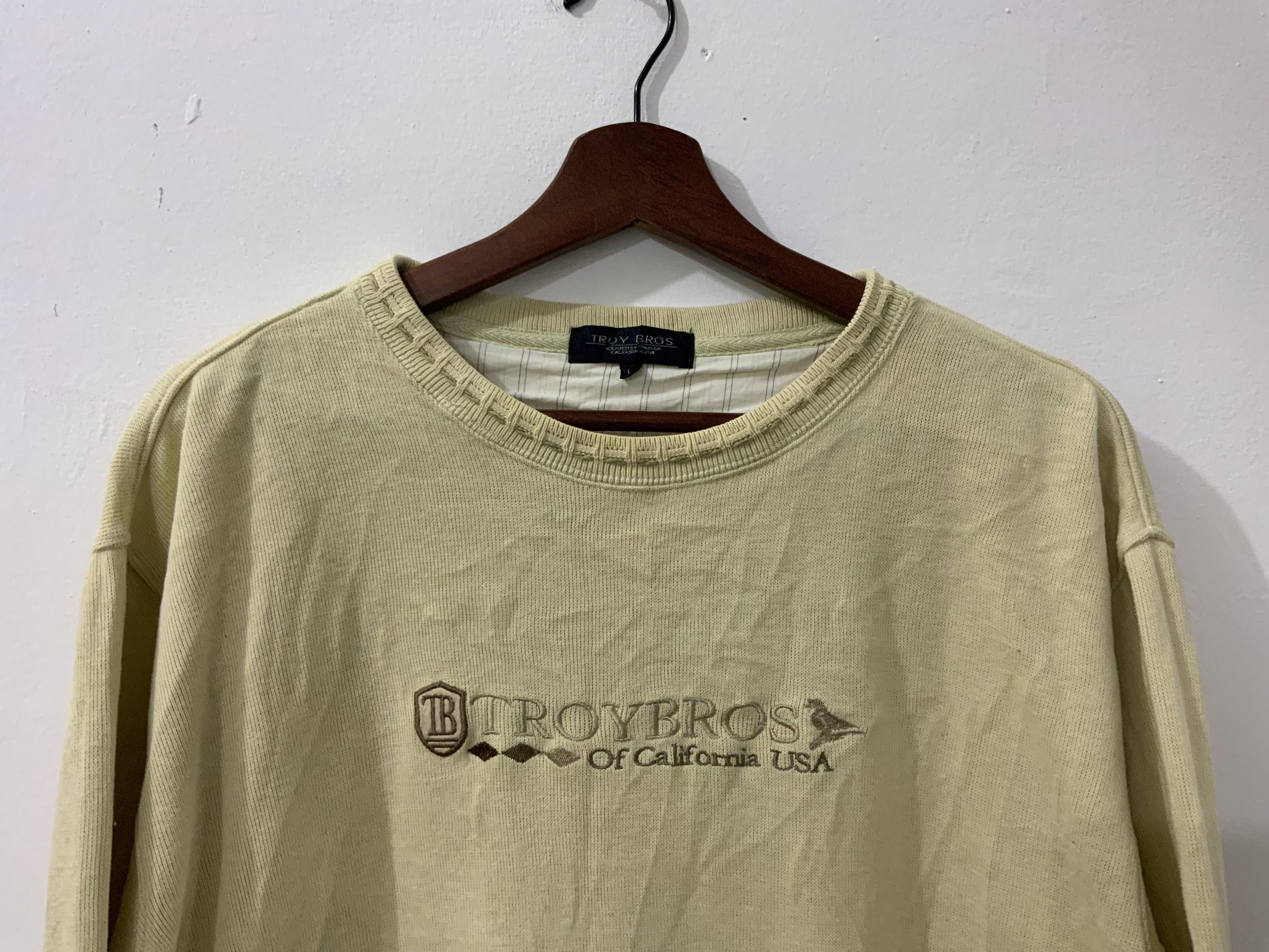 Japanese Brand Vintage Troy Bros Sweatshirt Size US L / EU 52-54 / 3 - 3 Thumbnail