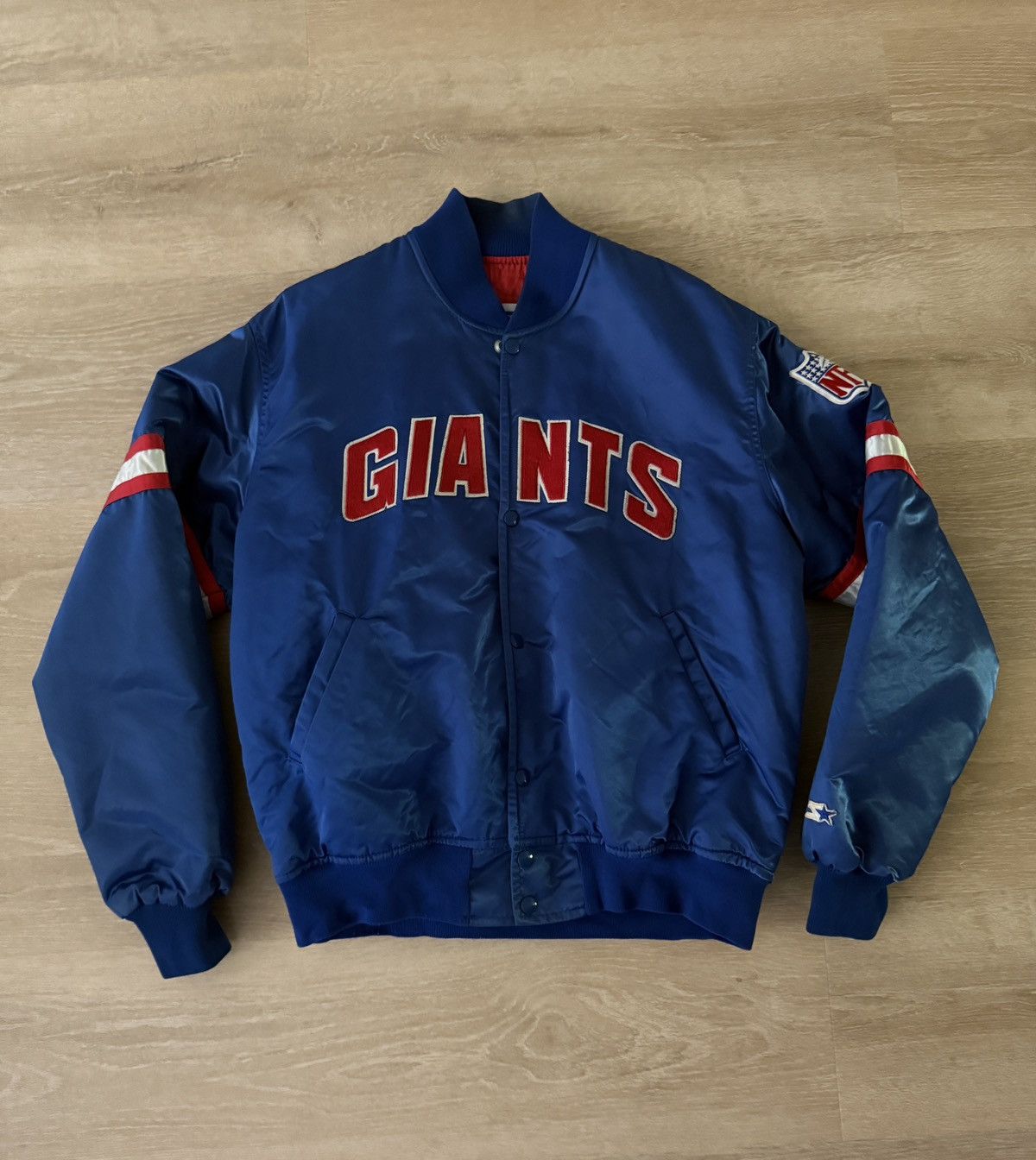 Starter Vintage New York Giants Starter Satin Jacket Size US L / EU 52-54 / 3 - 1 Thumbnail