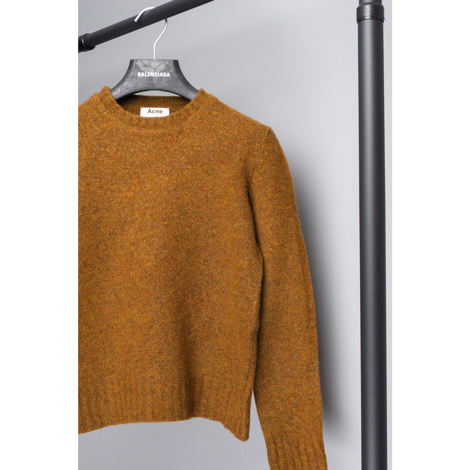Acne Studios Acne studios brown knitted wool crewneck sweater Size XS / US 0-2 / IT 36-38 - 2 Thumbnail