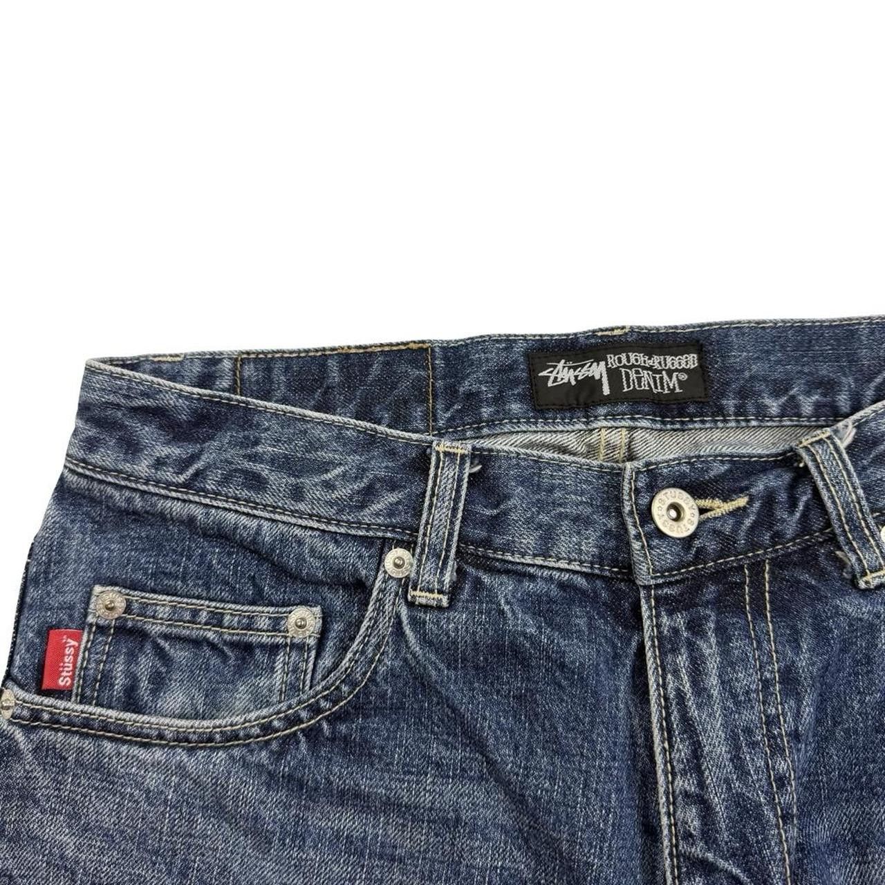 Stussy Vintage 2000s Stussy Denim Shorts / Jorts - Waist: 30” Size US 30 / EU 46 - 6 Thumbnail