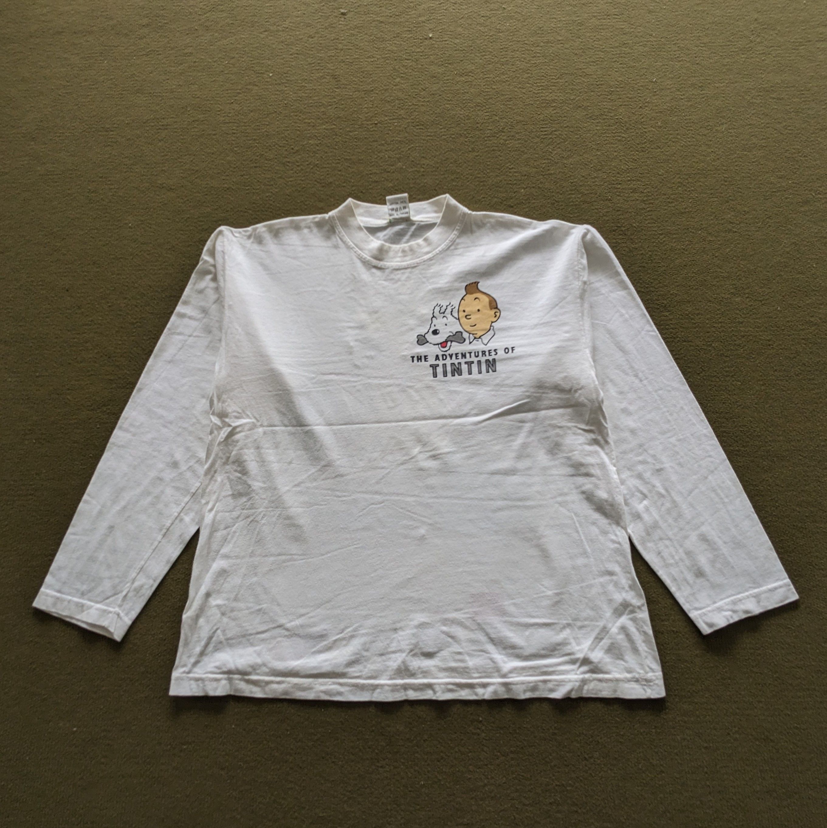 Other Vintage TINTIN IN THE CONGO American Cartoon T-shirt Size US L / EU 52-54 / 3 - 2 Thumbnail