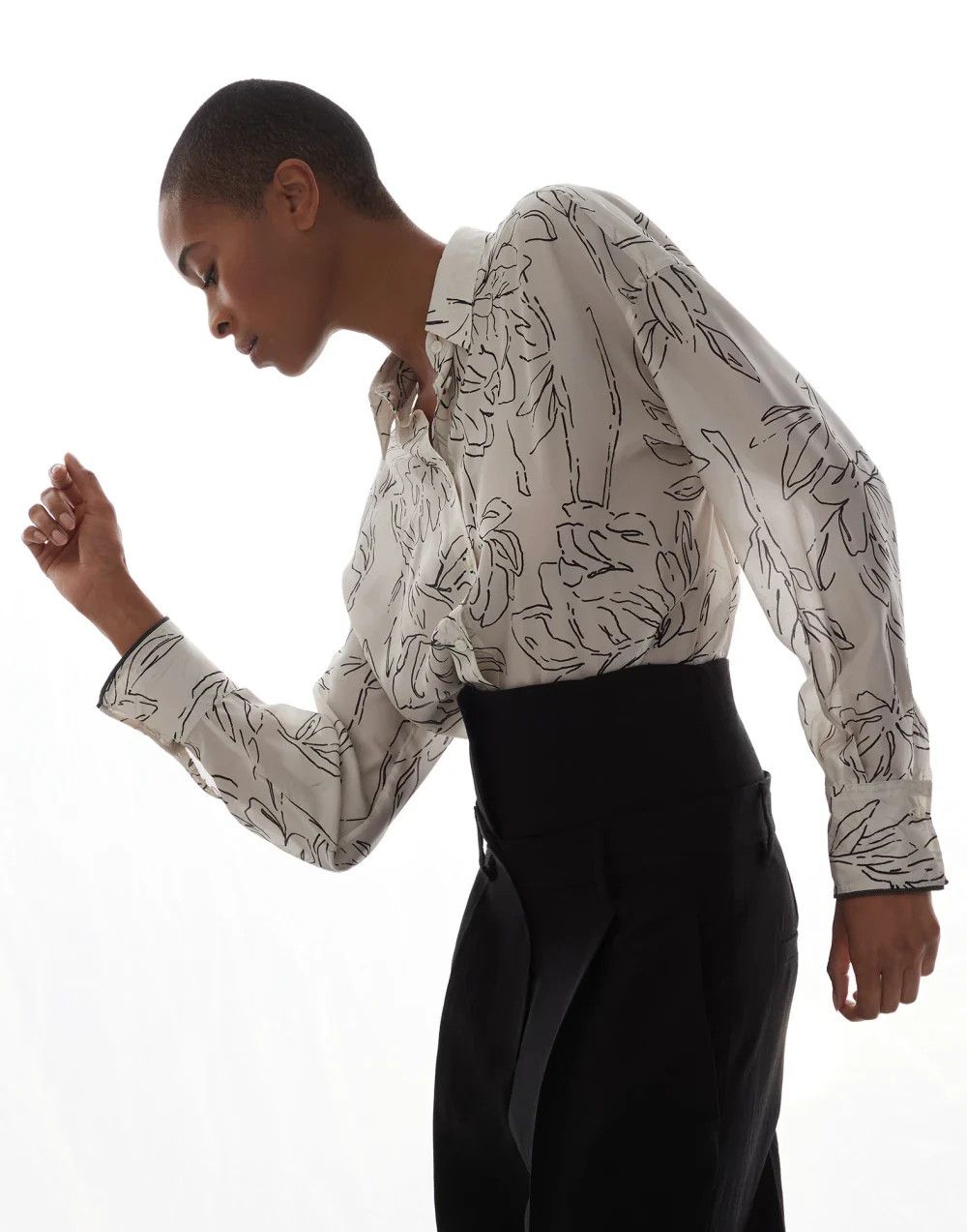 Brunello Cucinelli o1w1db10825 Blouse in Open White Size XL / US 12-14 / IT 48-50 - 3 Thumbnail