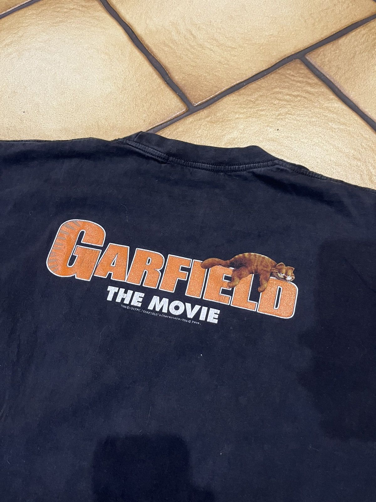 Vintage Vintage Rare Garfield The Movie Tee Size US XL / EU 56 / 4 - 6 Thumbnail