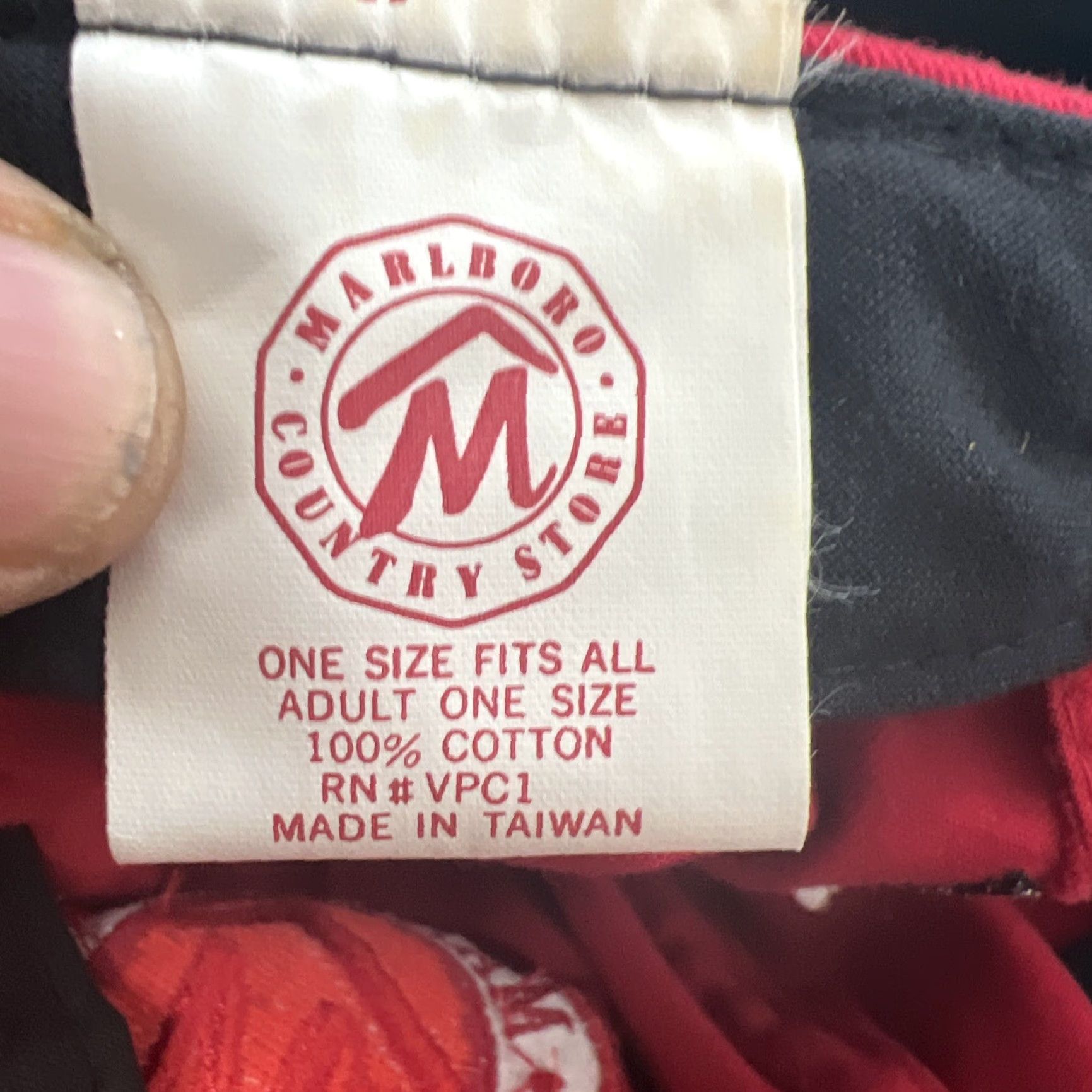 Marlboro VINTAGE Marlboro Country Store RED LOGO ADJUSTABLE BASEBALL CAP HAT Adults Adjustable Red Logo Baseball Cap Men Women Unisex Size ONE SIZE - 5 Thumbnail