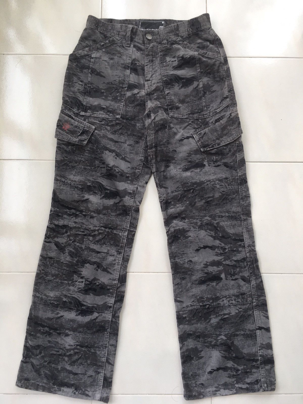 Oakley Oakley Corduroy Camo Cargo Pants Size 28" / US 6 / IT 42 - 13 Thumbnail