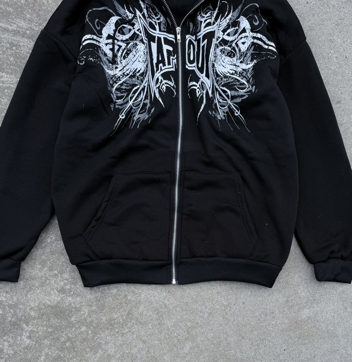 Other Vintage Tapout Y2K avantgarde streetwear band zip hoodie Size US M / EU 48-50 / 2 - 5 Thumbnail