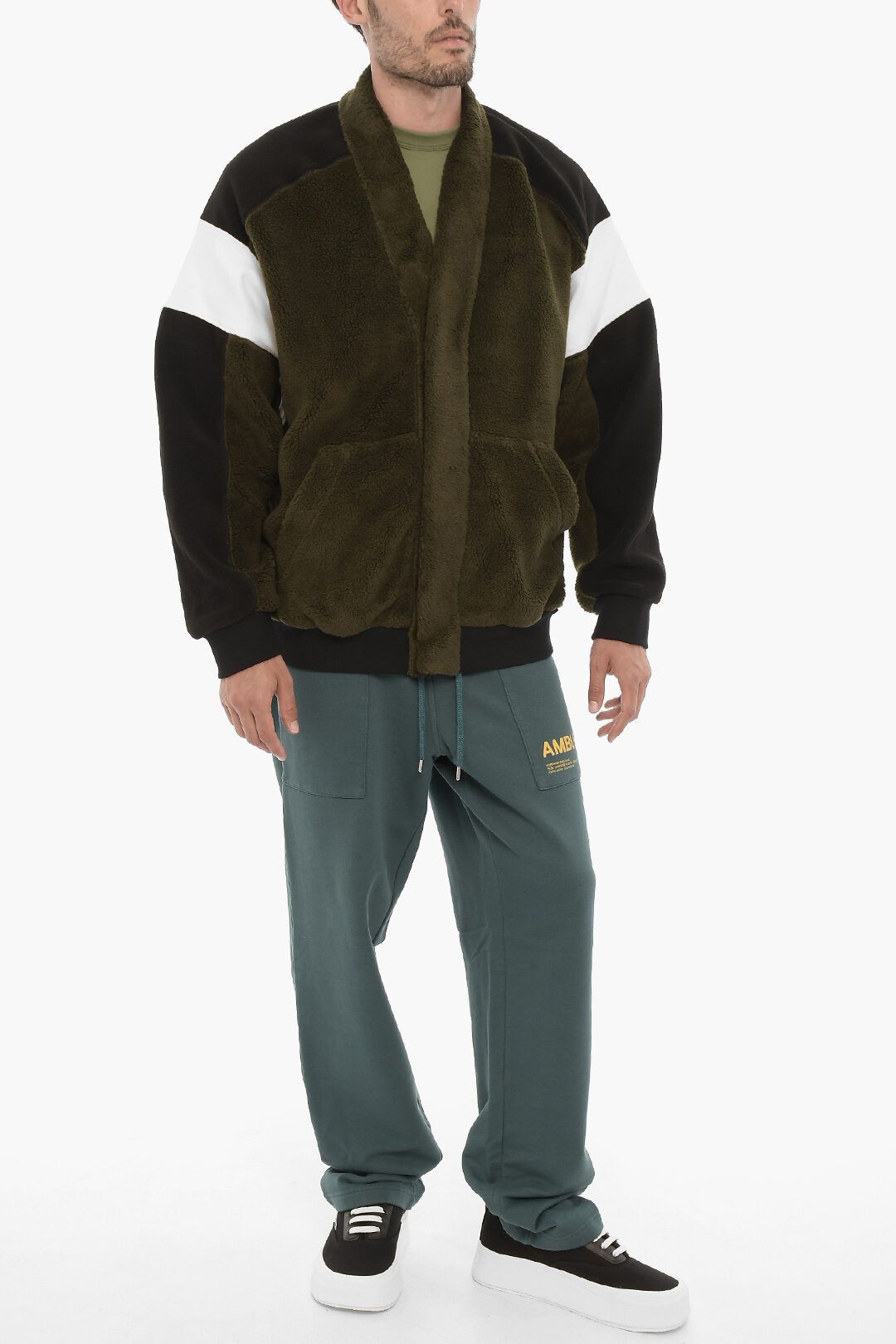 Ambush Design og1mm0925 Block Kimono Sweatshirt in Multicolor Size US S / EU 44-46 / 1 - 4 Thumbnail