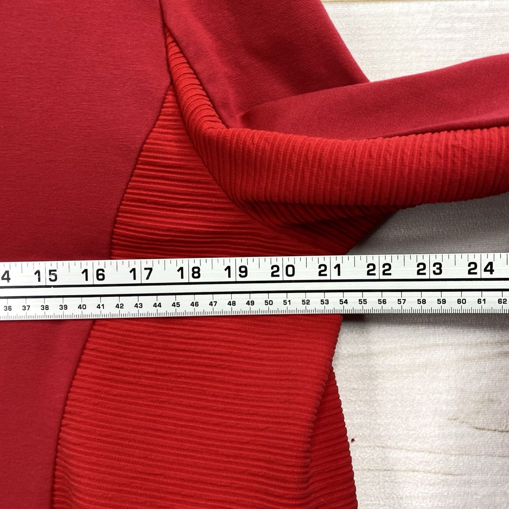 Vintage Chico's Red Zippers Detail Moto Jacket Blazer Office Career Open Front Shirt Womens Size L Size L / US 10 / IT 46 - 4 Thumbnail
