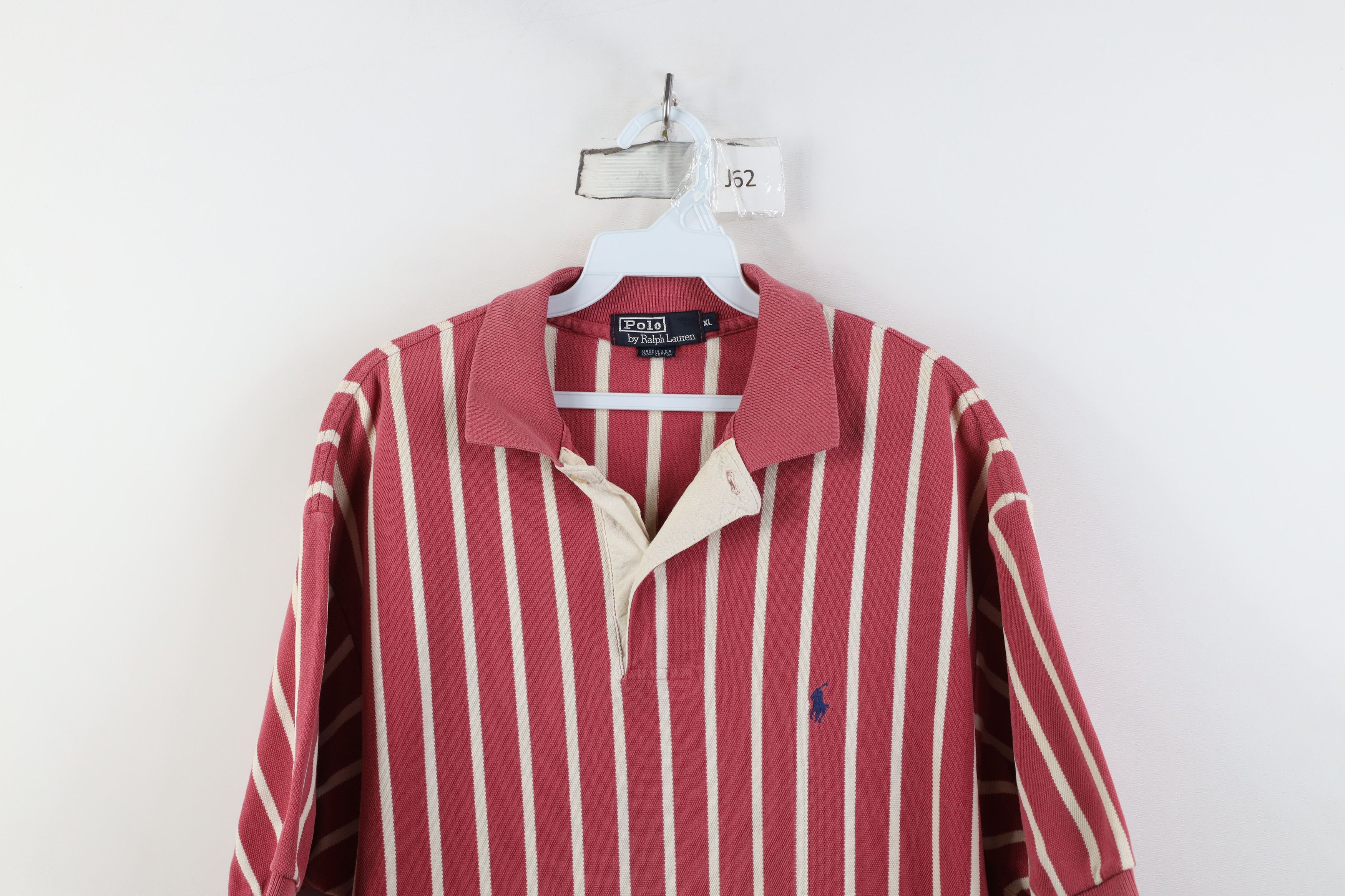 Ralph Lauren Vintage 90s Ralph Lauren Block Golf Polo Shirt Cotton USA Size US XL / EU 56 / 4 - 2 Thumbnail
