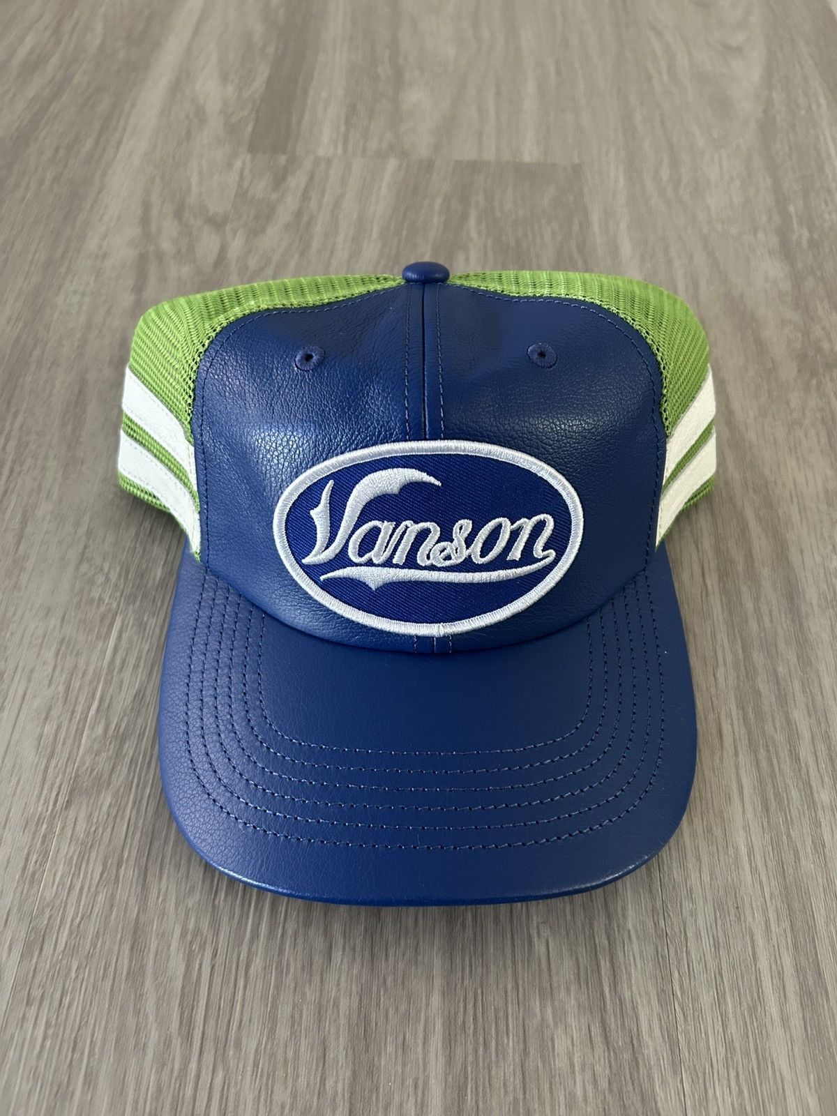 Supreme Vanson Leathers Mesh Back 6-Panel Royal