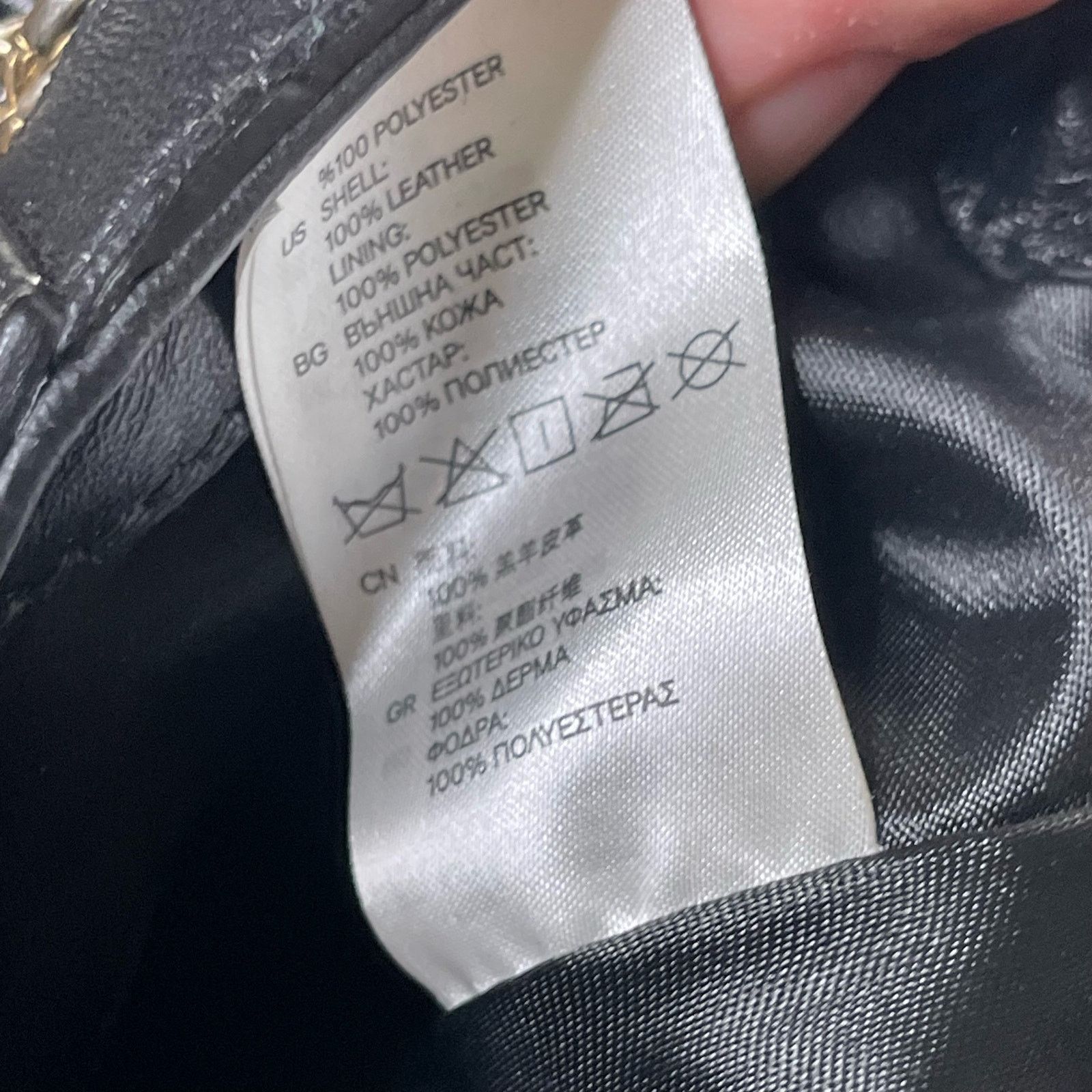 Versace Versace For H&M Black Leather Hobo Bag with Charms Size ONE SIZE - 9 Thumbnail