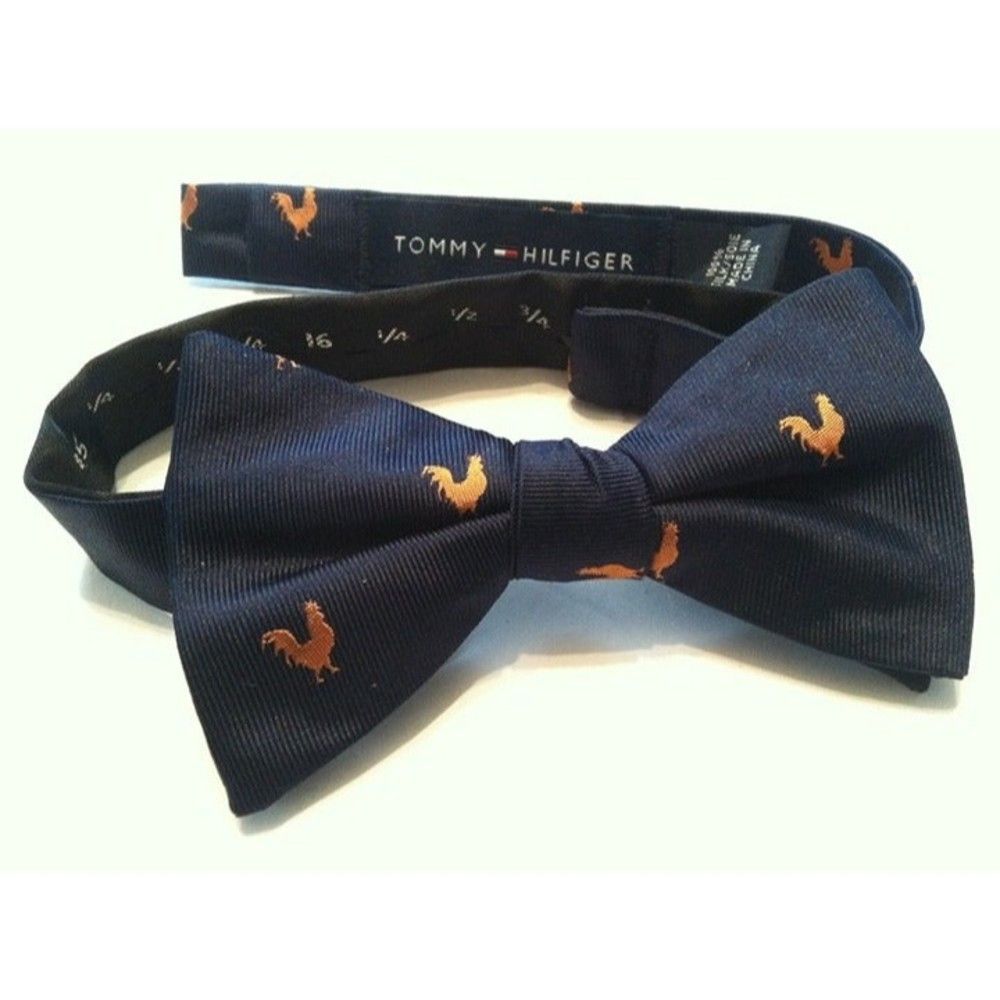 Tommy Hilfiger TOMMY HILFIGER MENS NAVY BOW TIE Size ONE SIZE - 4 Thumbnail