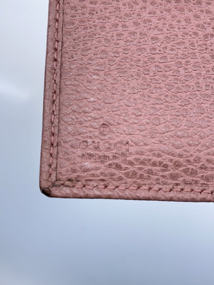 Gucci Gucci Leather Pass Case Pink Size ONE SIZE - 3 Thumbnail