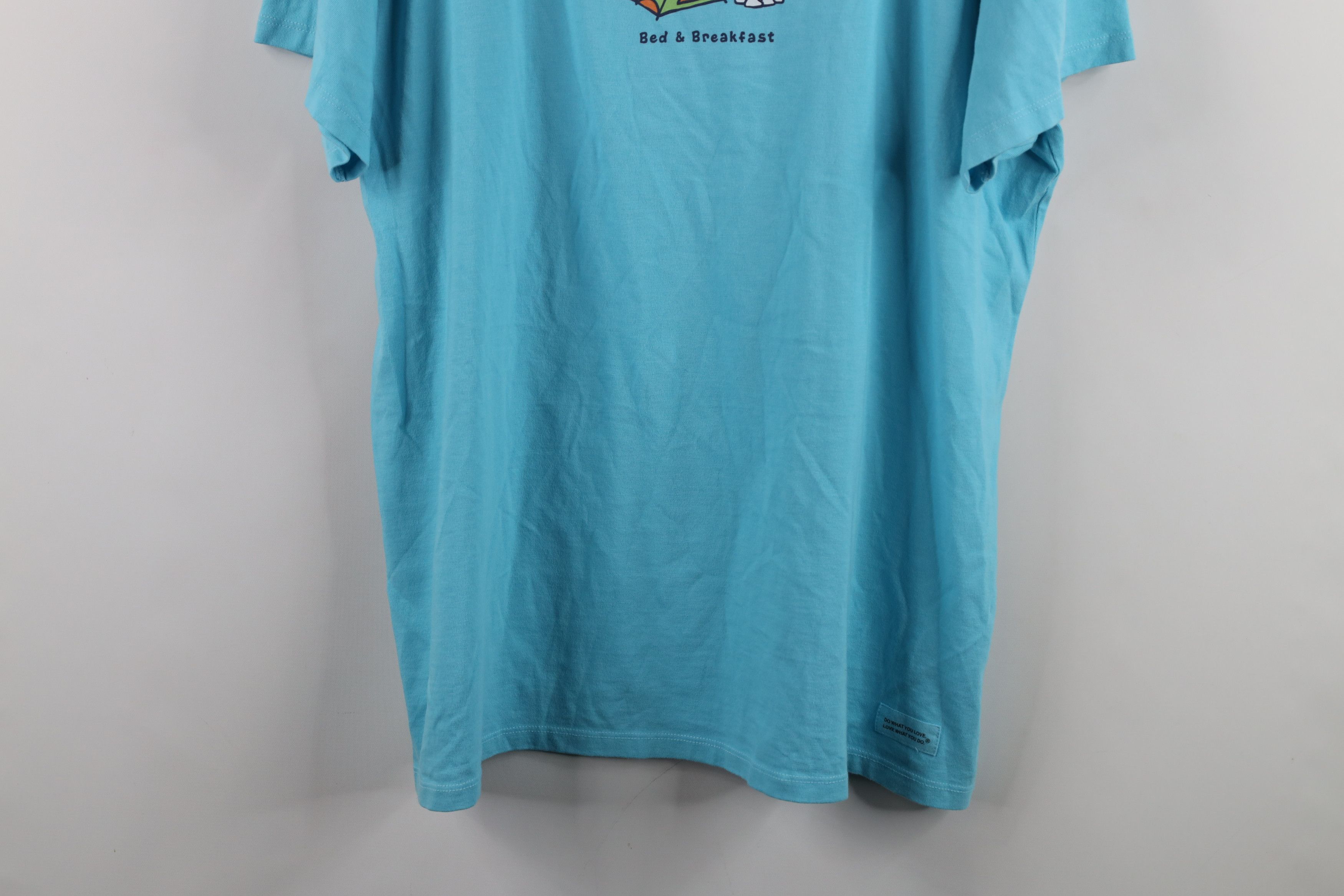 Life is Good × Vintage New Life Is Good Camping Bed and Breakfast T-Shirt Blue Size XL / US 12-14 / IT 48-50 - 3 Thumbnail