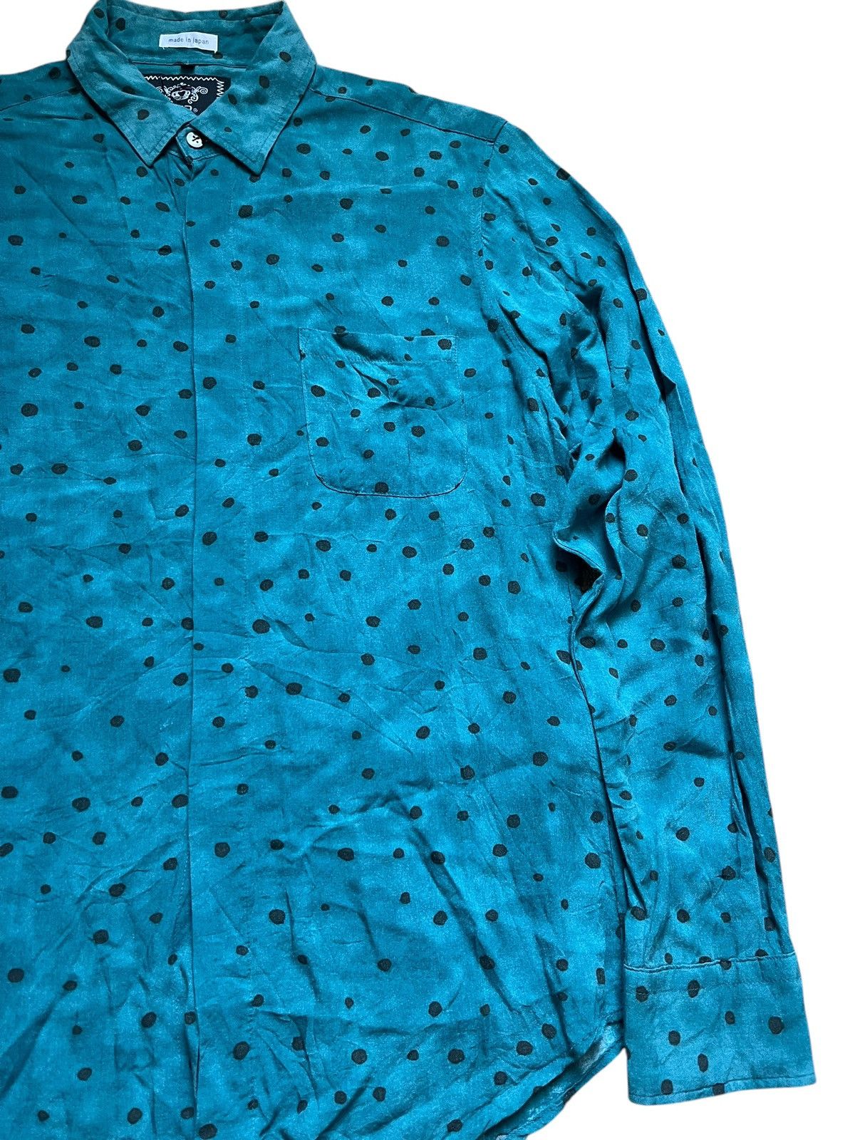 Designer × Japanese Brand GGD Grand Global Design Rayon Polkadot Button up Size US M / EU 48-50 / 2 - 5 Thumbnail