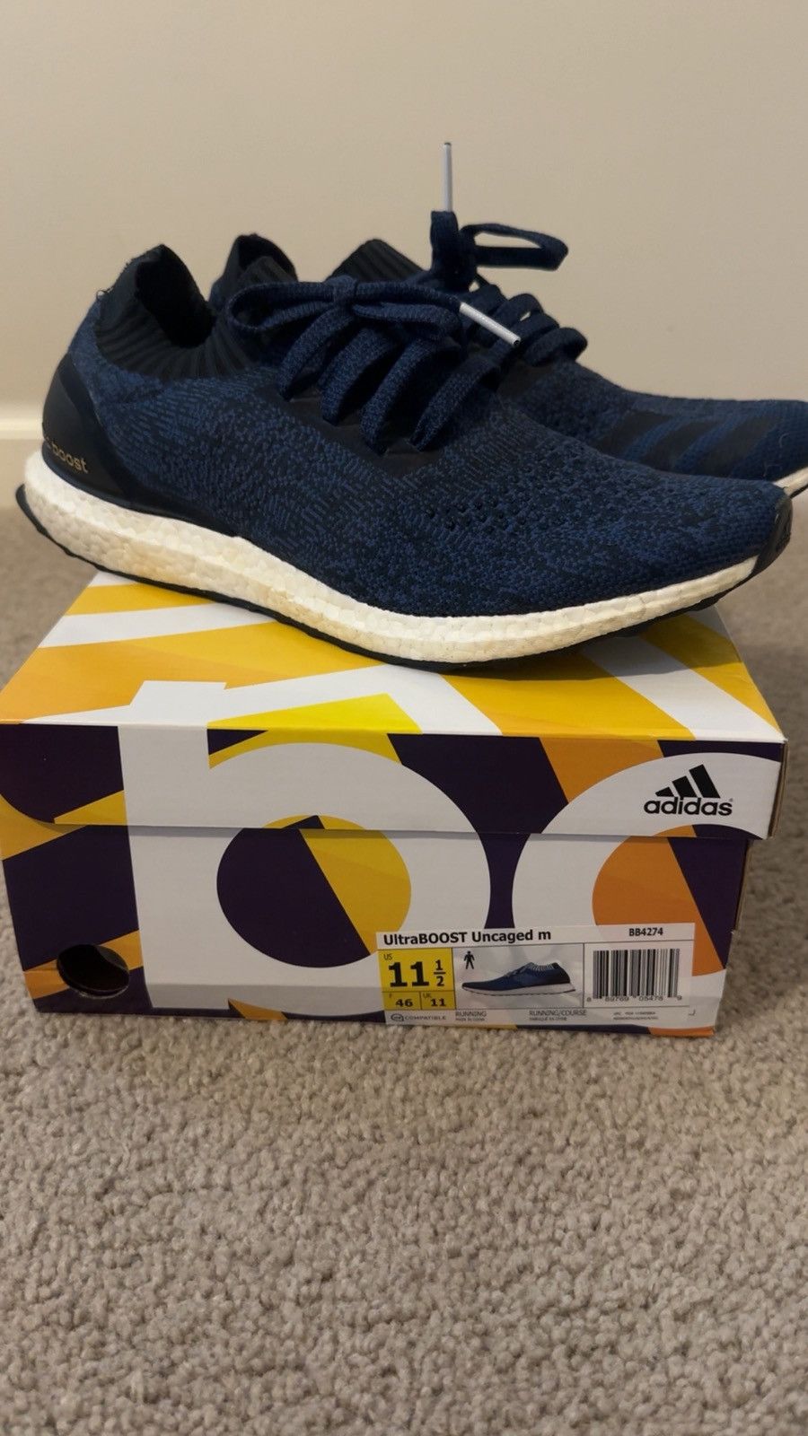 Adidas Adidas Ultraboost Uncaged Size US 11.5 / EU 44-45 - 1 Thumbnail
