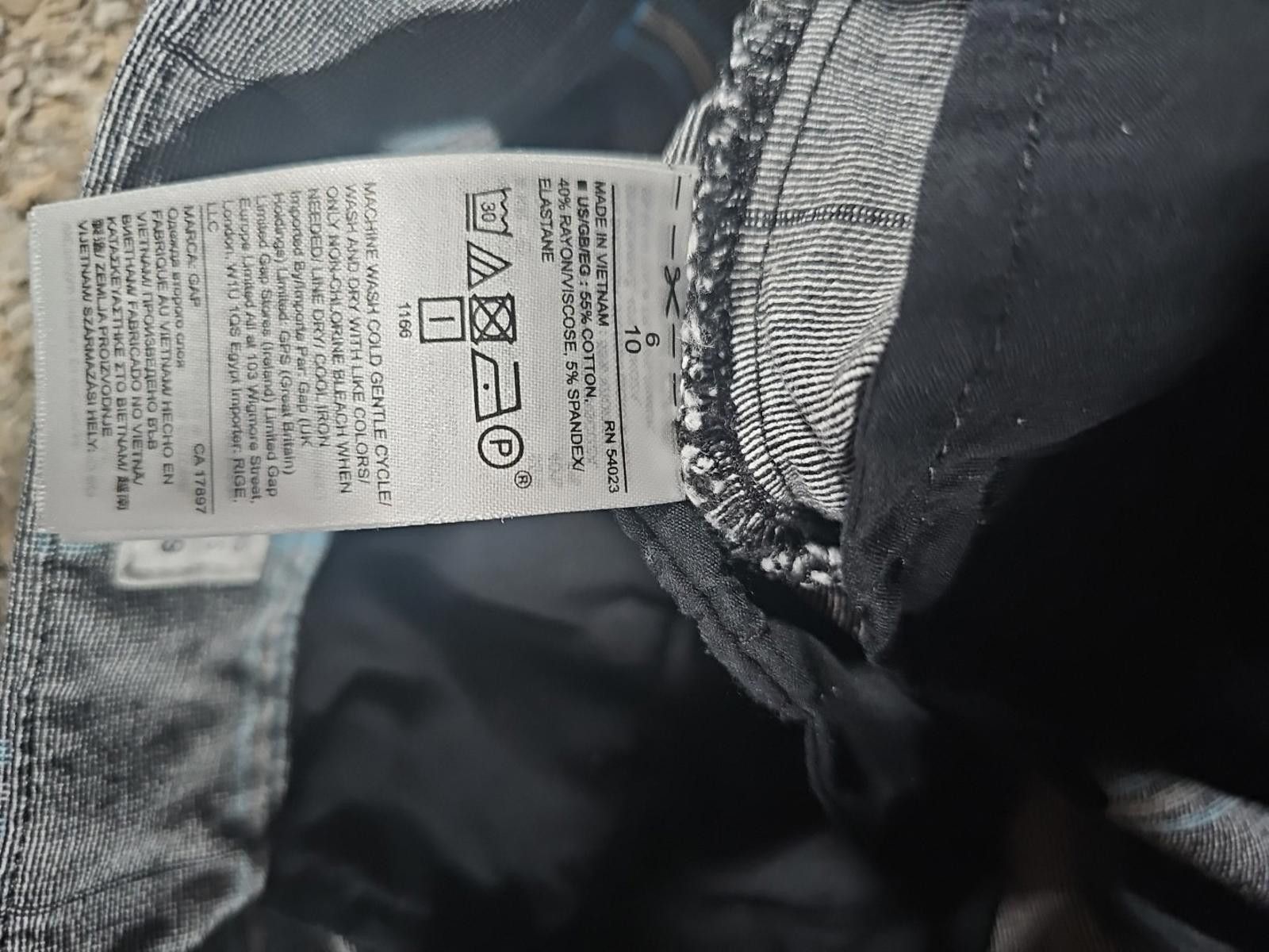 Gap GAP Signature Skinny Ankle Sz 6 Gray Pants Size 28" / US 6 / IT 42 - 7 Thumbnail