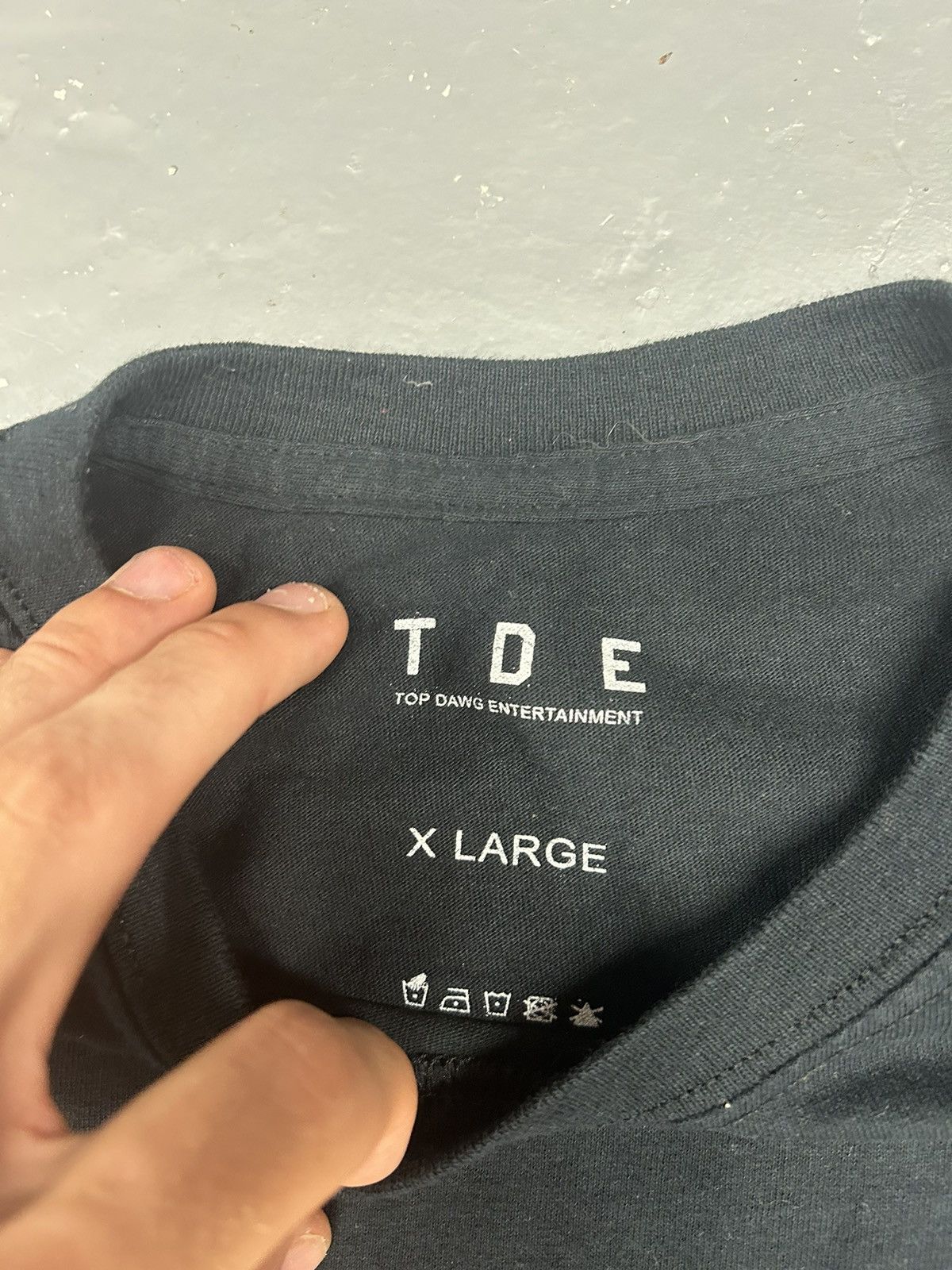 Rap Tees Crazy Y2K Essential Black TDE Kendrick Lamar Script T-Shirt Size US L / EU 52-54 / 3 - 4 Thumbnail