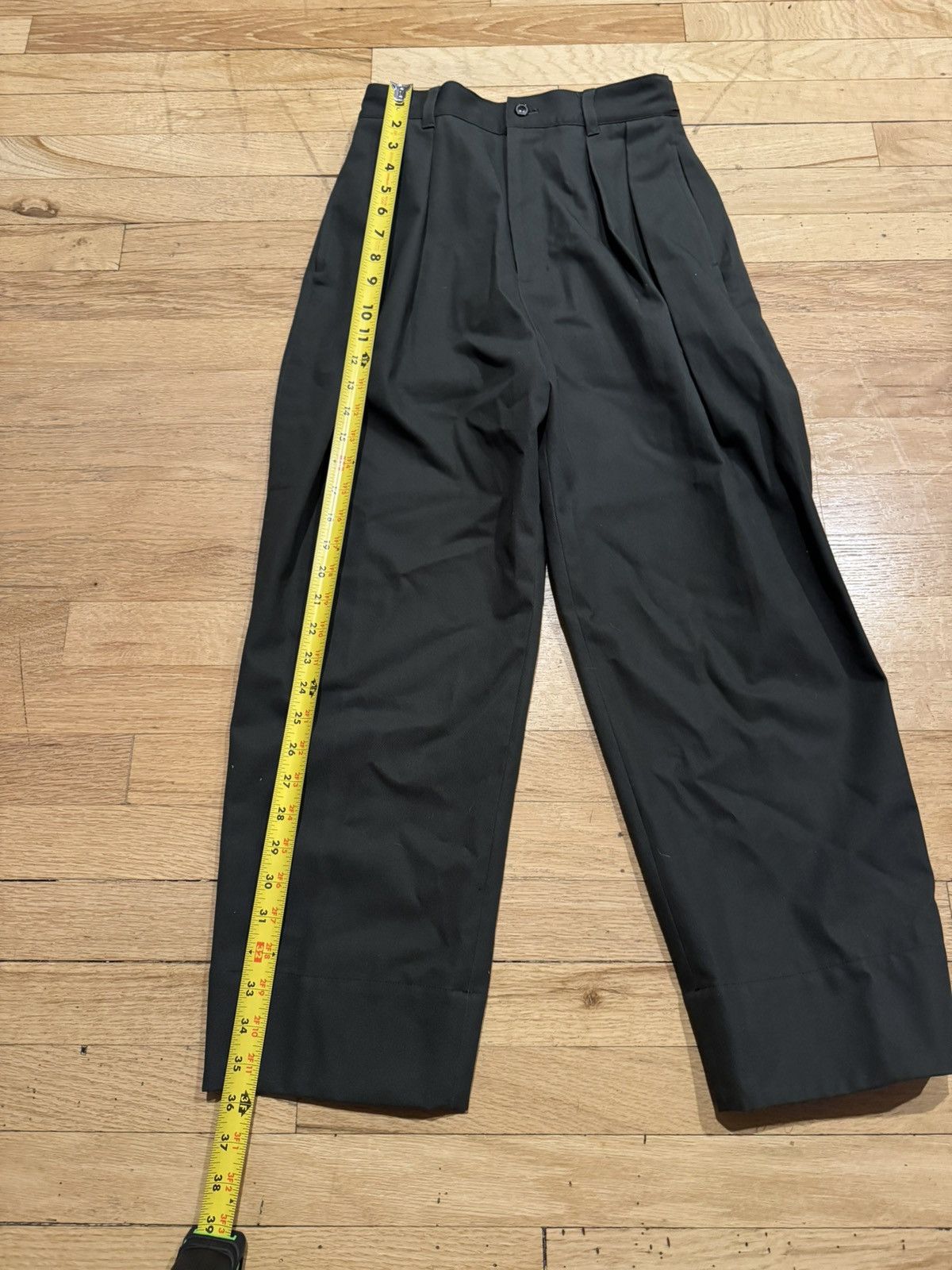 Japanese Brand Japanese double pleated wide pants Size 24" / US 00 / IT 34 - 4 Thumbnail