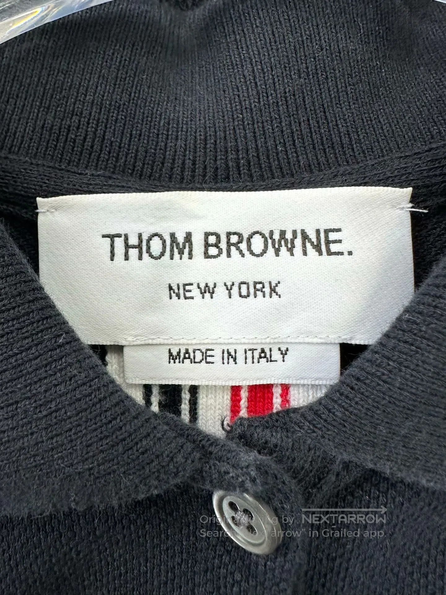 Thom Browne Thom Browne Navy Blue Back Color Stripe Logo Dress| Size XS / US 0-2 / IT 36-38 - 3 Thumbnail
