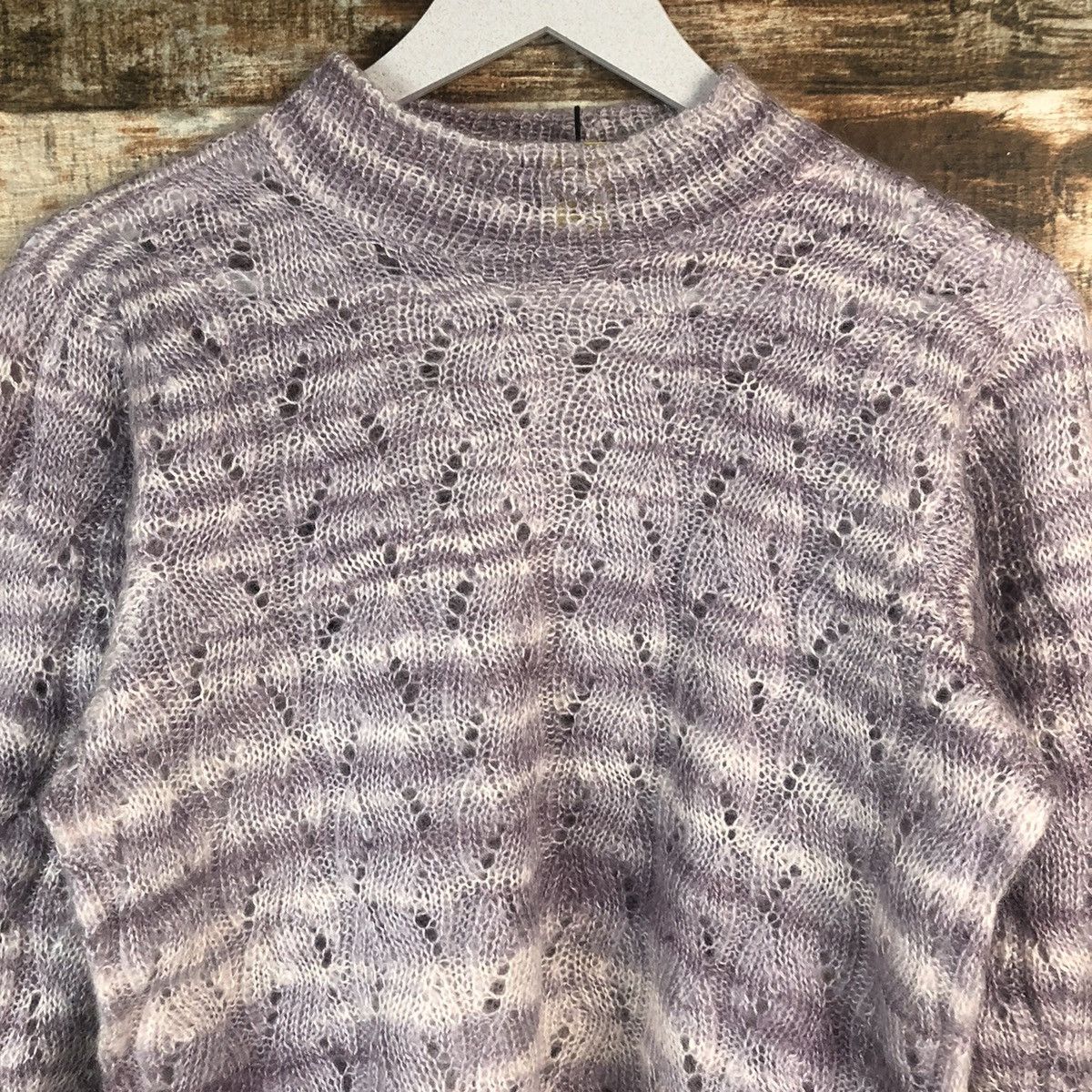 Homespun Knitwear × Japanese Brand Japanese Brand vintage Purple Knitwear #A2277 Size S / US 4 / IT 40 - 5 Thumbnail