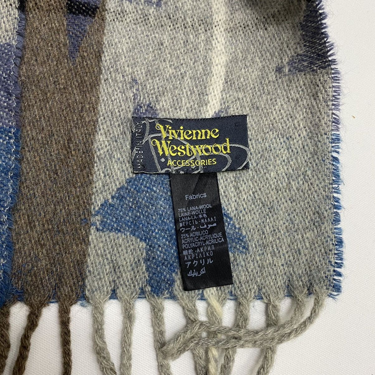 Vivienne Westwood VIVIENNE WESTWOOD SCARF MUFFLER LUX024 Size ONE SIZE - 6 Thumbnail