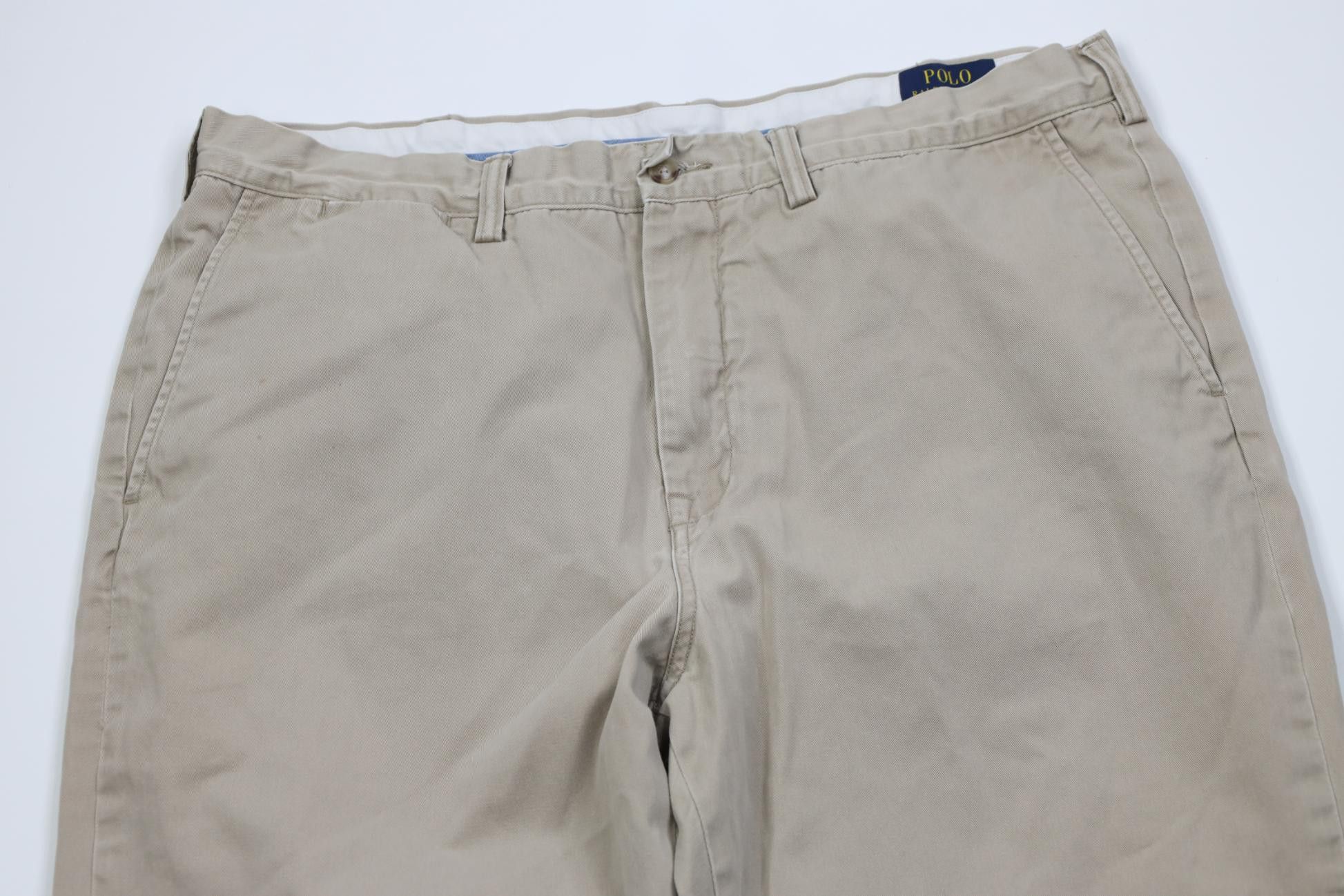 Polo Ralph Lauren Vintage Y2K Ralph Lauren Wide Leg Chino Pants Trousers Beige Size US 38 / EU 54 - 2 Thumbnail