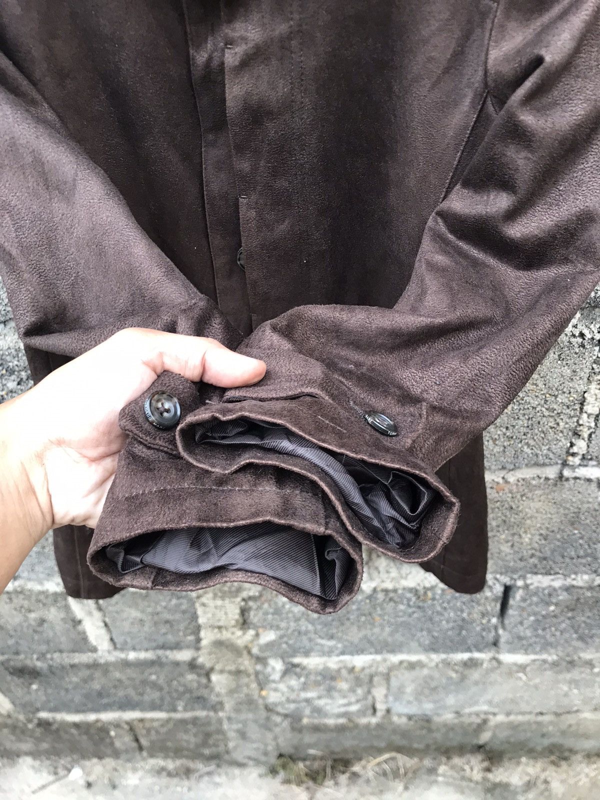 Tornado Mart ⚡️Tornado Mart Brown Button Coat Jacket Size US S / EU 44-46 / 1 - 7 Thumbnail