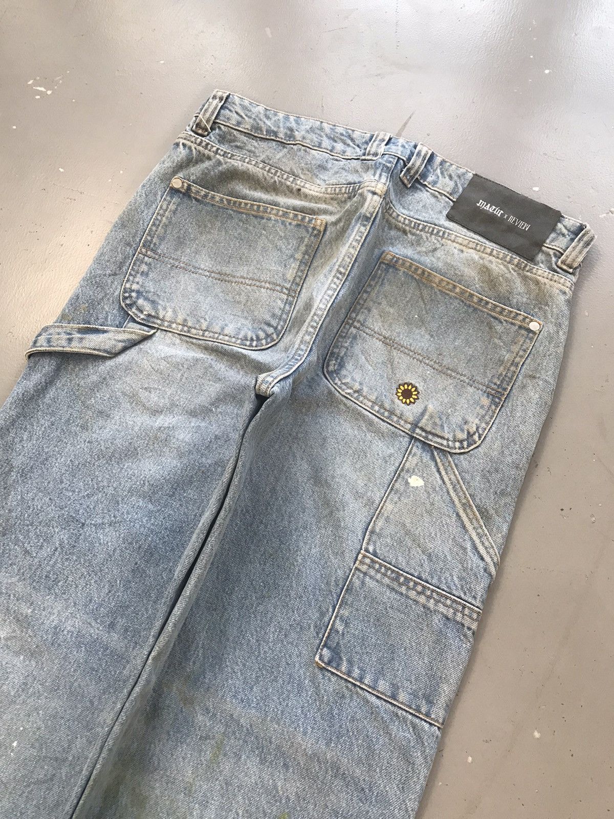 Vintage Vintage dusty double knee carpenter denim Size US 32 / EU 48 - 8 Thumbnail