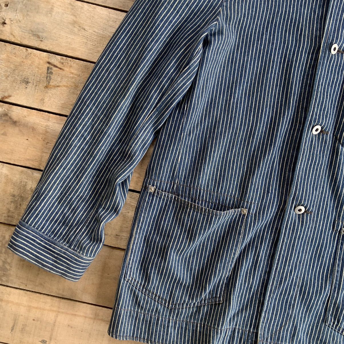 Vintage US Naval Hickory Light Jacket /Work Wear/ Chore Jacket Size US L / EU 52-54 / 3 - 3 Thumbnail