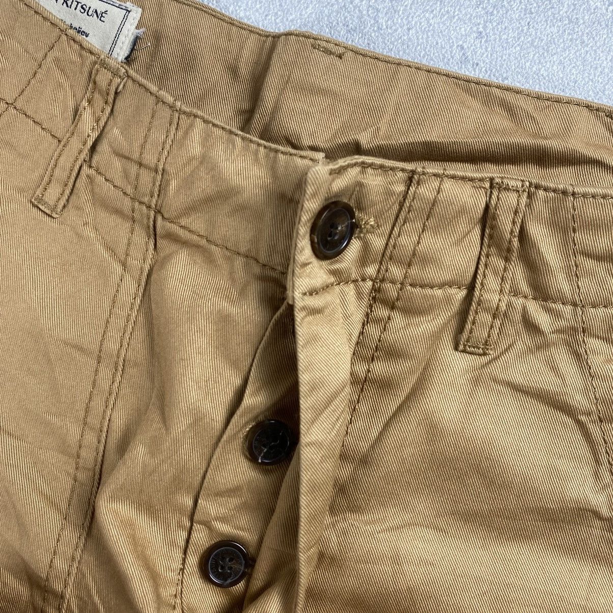 Maison Kitsune Maison Kitsune Fatigue Khaki Pants Size US 28 / EU 44 - 6 Thumbnail