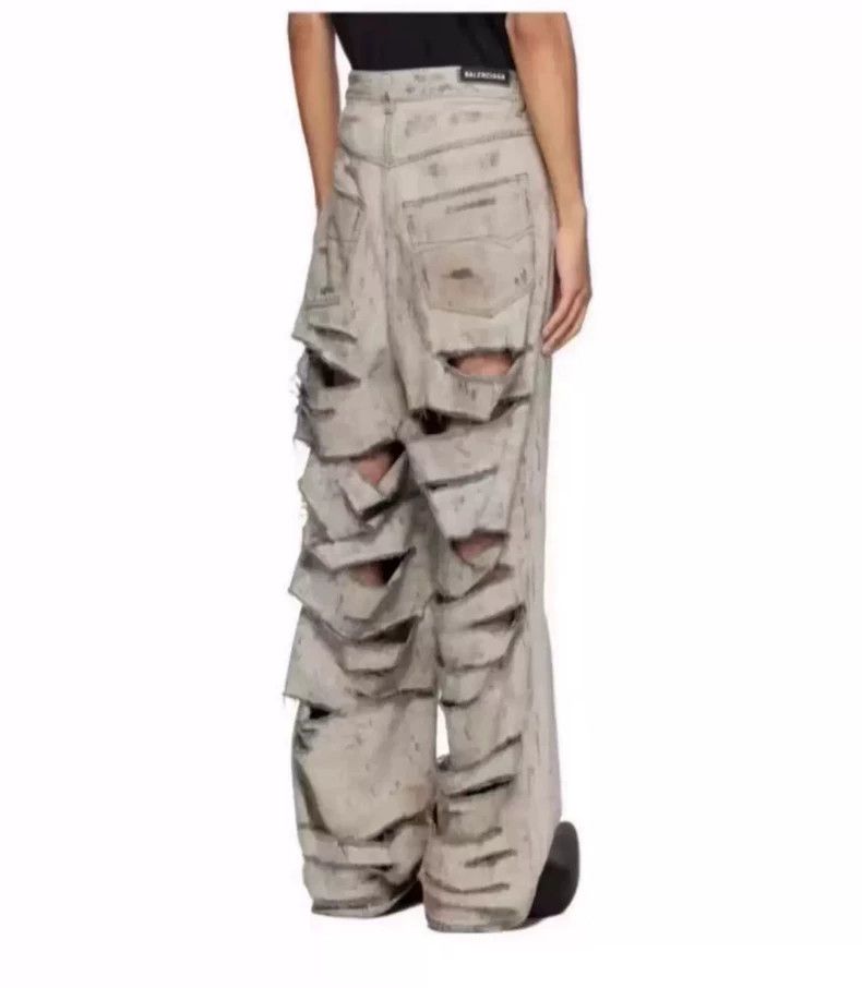 Balenciaga Balenciaga size L Super Destrop Rip Super Destrop Jeans Wo Size US 27 - 5 Thumbnail