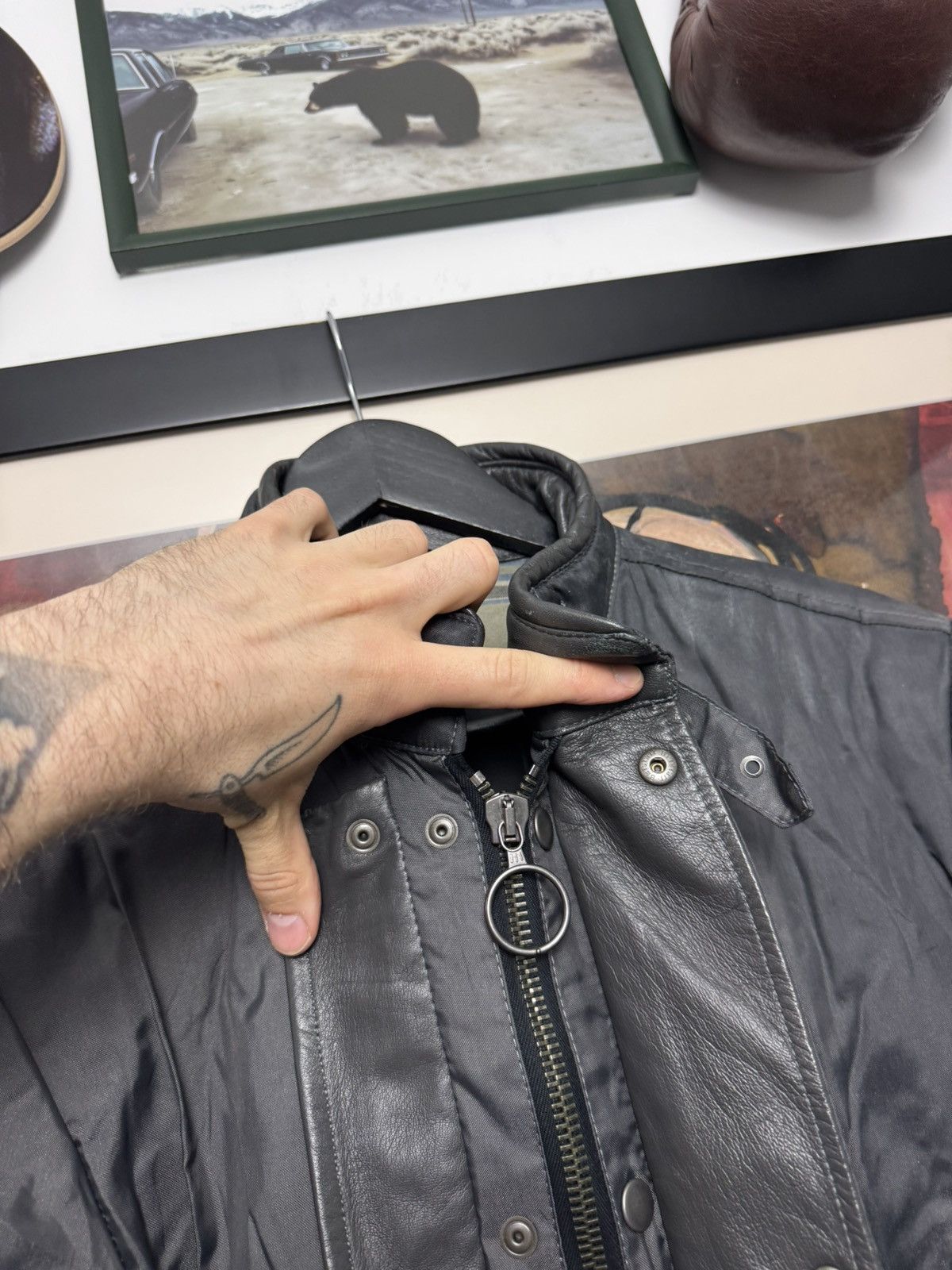 Belstaff Belstaff waxed jacket vintage casual distressed leather rare Size US M / EU 48-50 / 2 - 8 Thumbnail