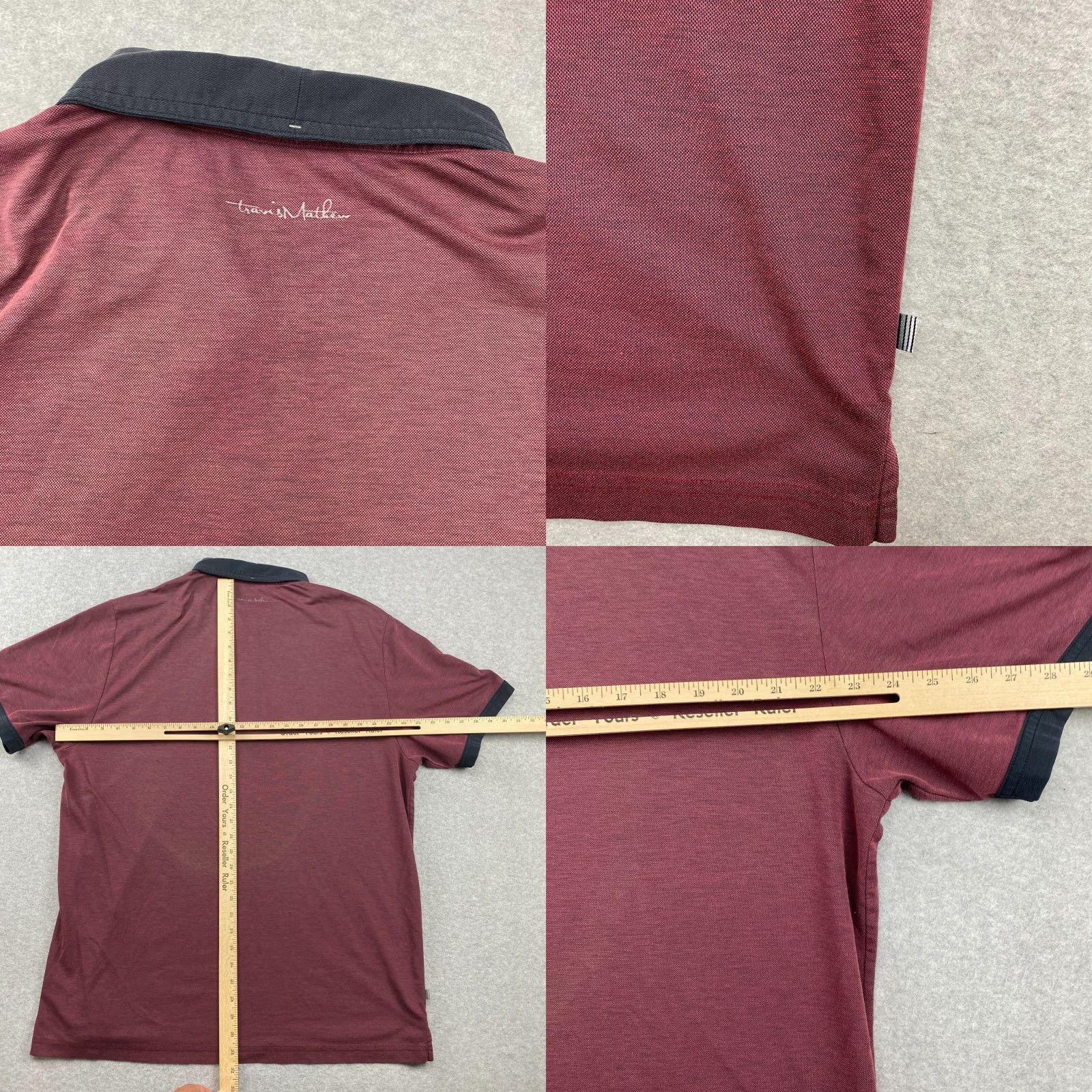 TravisMathew Travis Mathew Shirt Polo Mens 2XL Red Golf Modern Size US XXL / EU 58 / 5 - 8 Thumbnail