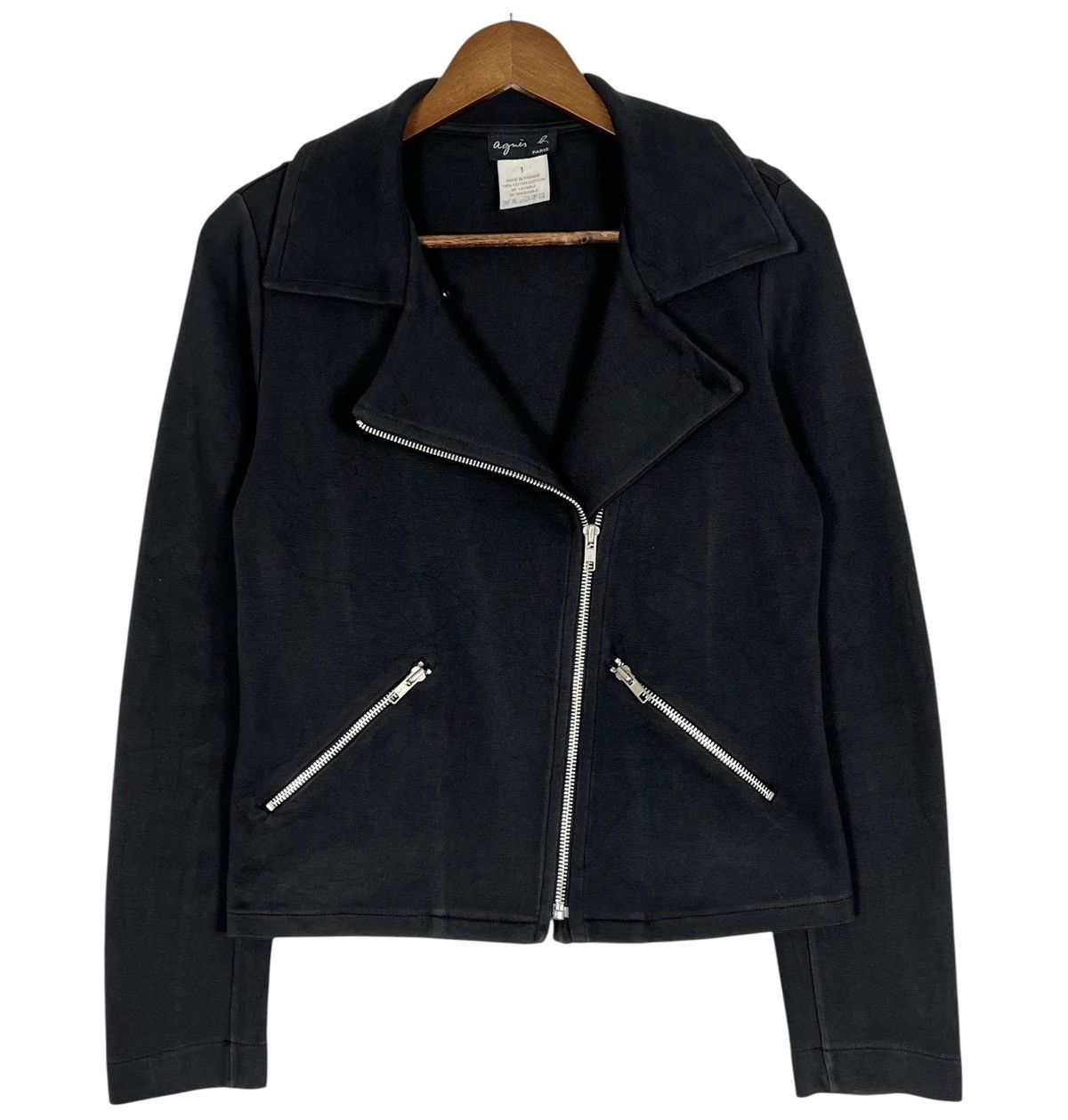 90s Vintage Agnes b Biker Jacket