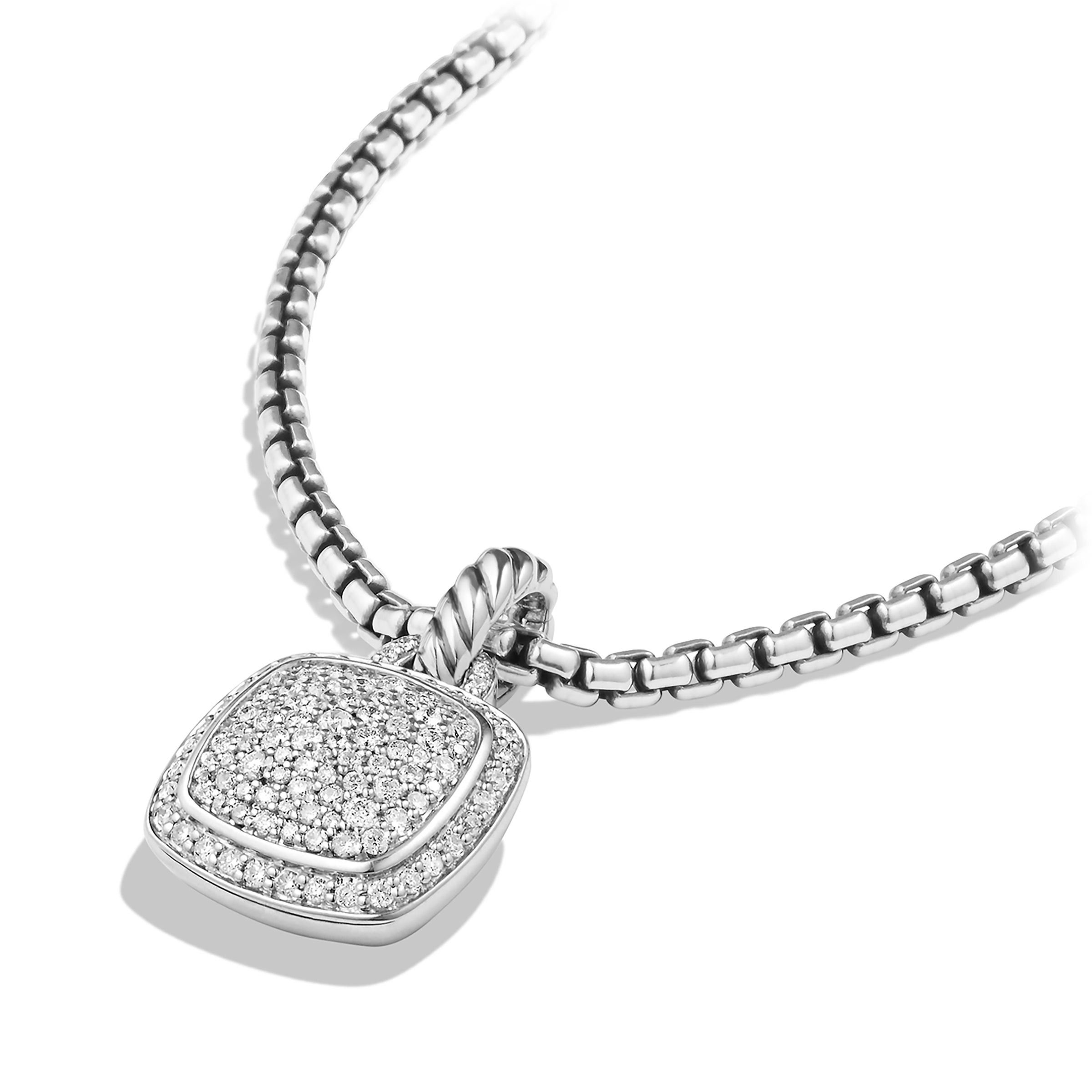 David Yurman o1w1db10526 D12488D Size:7/ Pendant in Silver with Diamond Size ONE SIZE - 3 Thumbnail